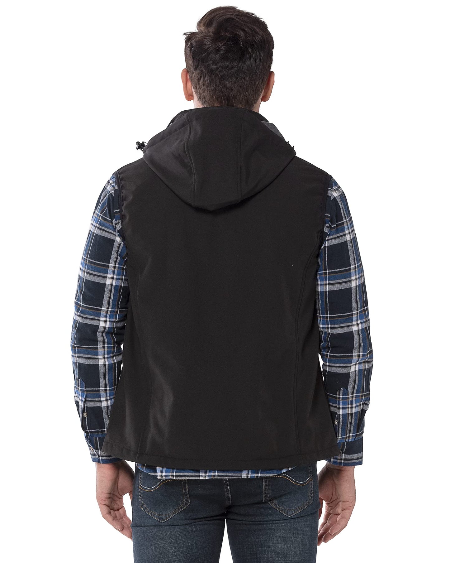 Men’s Outdoor Softshell Vest – Waterproof Sleeveless Jacket