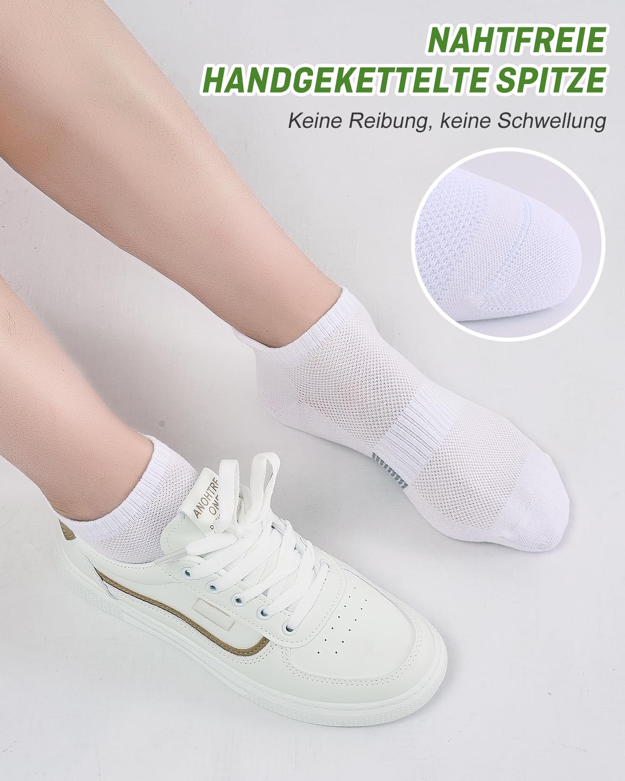 inaWarm Women's Bamboo Sneaker Socks 6 Pairs