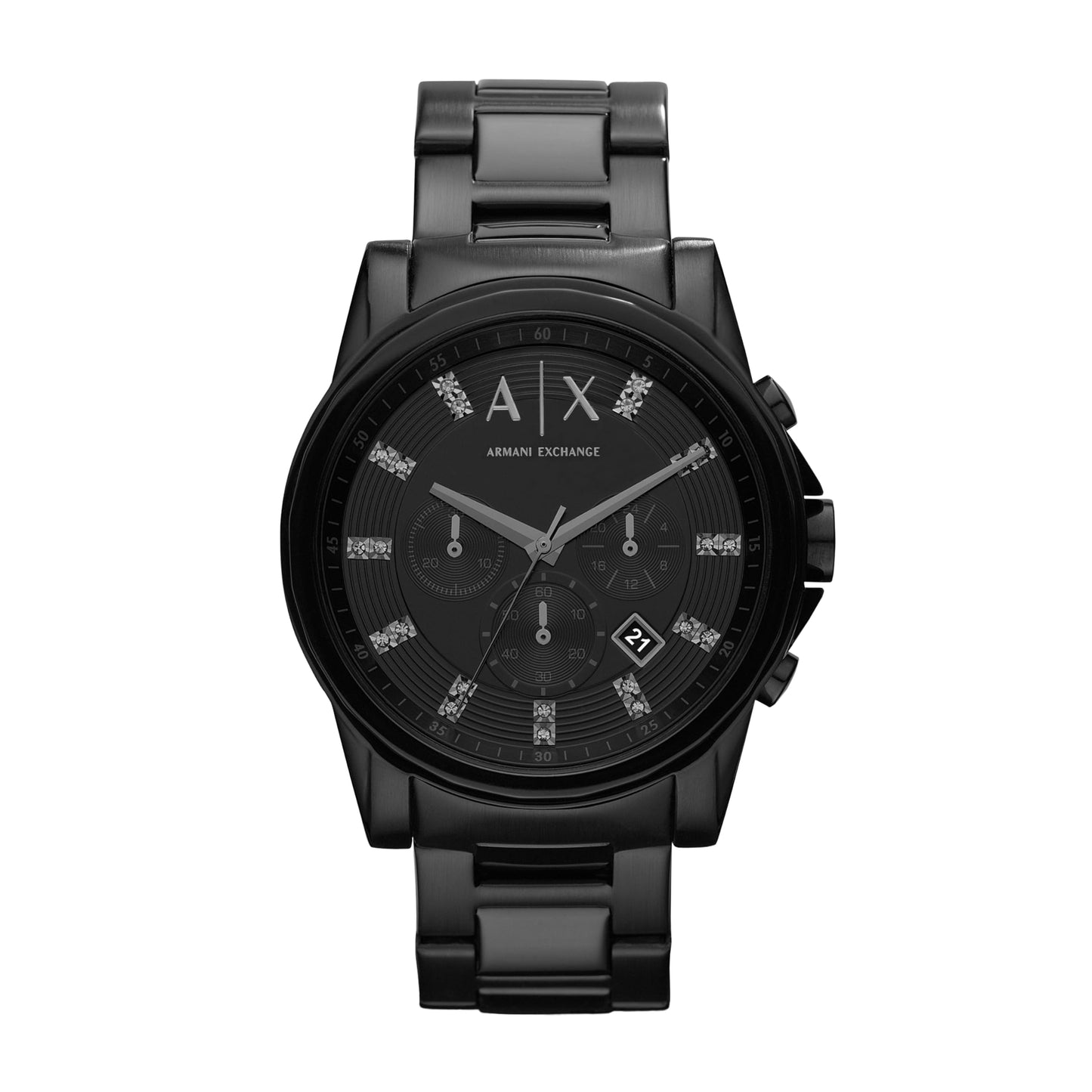 Armani Exchange Men's Chronograph, Stainless Steel Watch, 45 mm Case Size