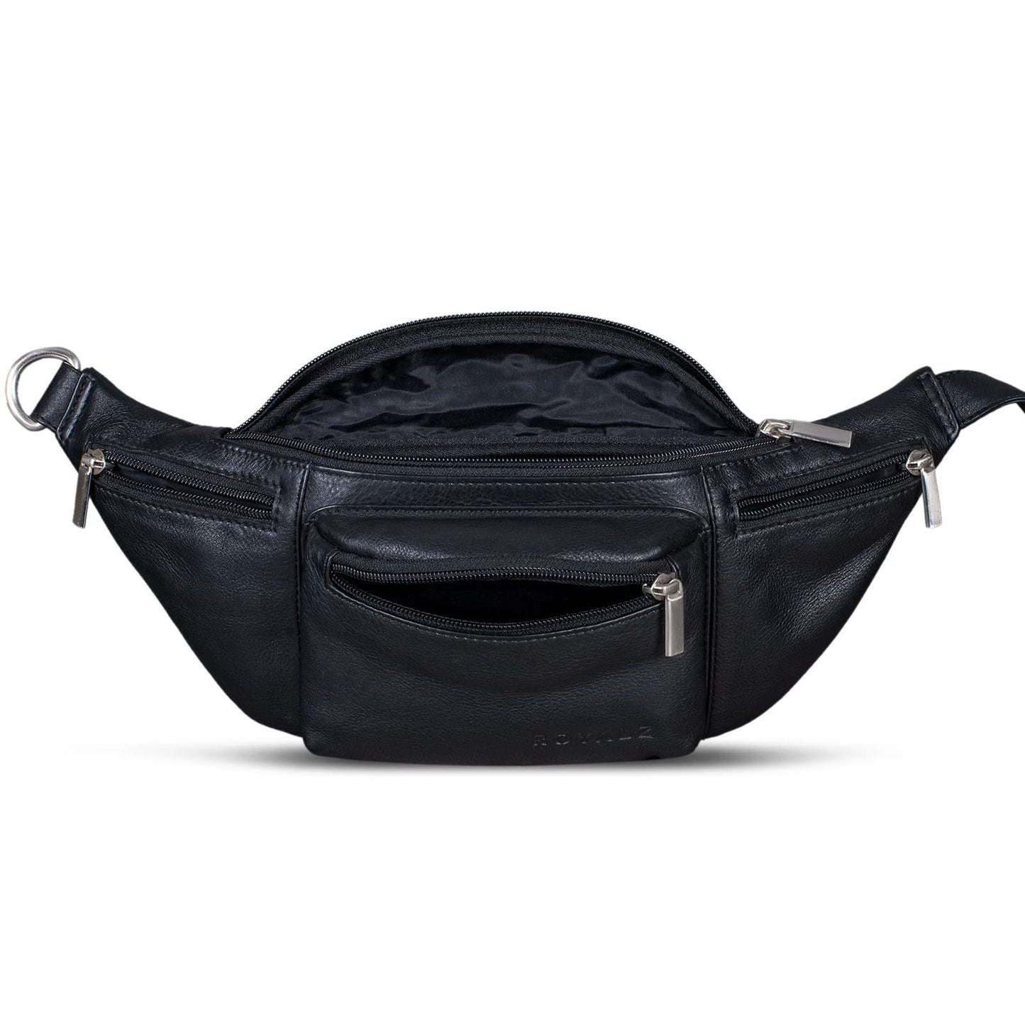 'Laguna' Leather Waist Bag – Vintage Style Crossbody Bag for Men & Women