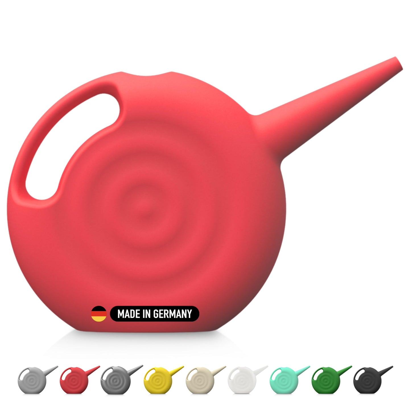 Blowmold.Design Gießkanne in Schwarz – 2 Liter Giesskanne Robust für Innen und Außen - Perfekt für Zimmerpflanzen & Garten