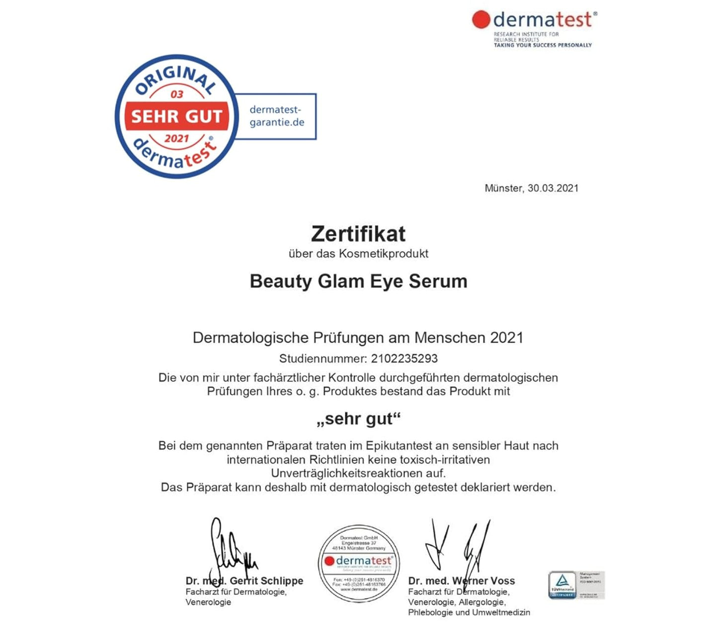 BEAUTY GLAM Eye Serum