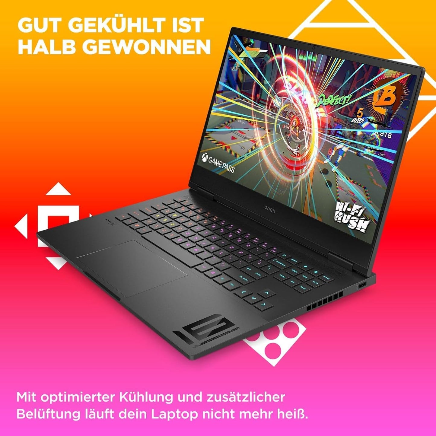HP Omen 16, i7-14700HX, 16GB RAM, 1TB SSD, RTX 4060, 16.1” FHD