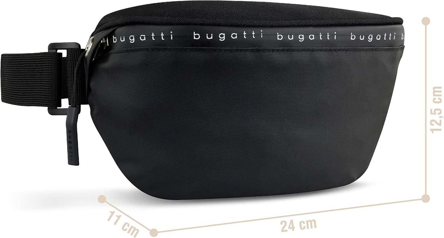 bugatti Blanc DeLight Waist Bag – Lightweight Travel & Sports Belt Bag