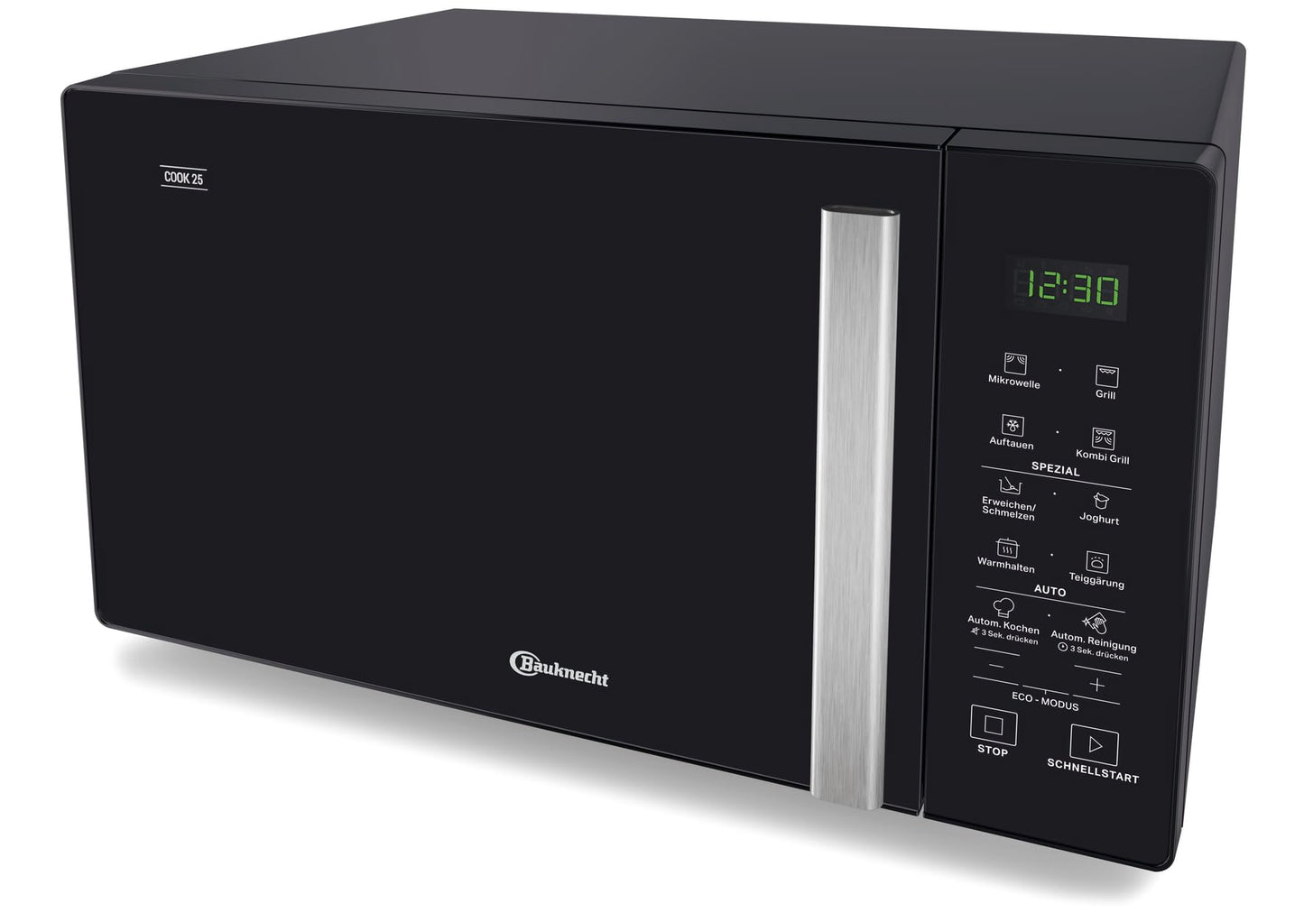 Bauknecht MWK 201 B Mikrowelle/ 20 l Garraum/Automatikprogramme/Schmelzfunktion/Kombination Grill und Mikrowelle/Schnellstart-Funktion (Rapid-Start)/ Warmhaltestufe/Funktion Teig gehen lassen