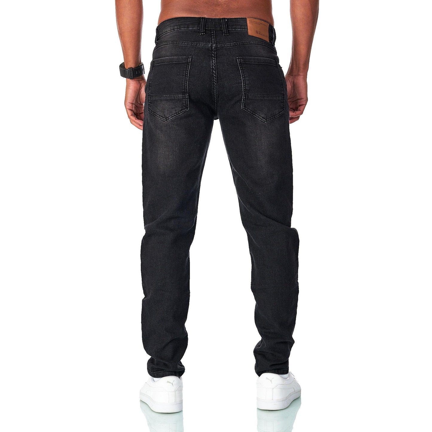 JEEL Men’s Sweat Jeans – Regular Fit Straight Cut