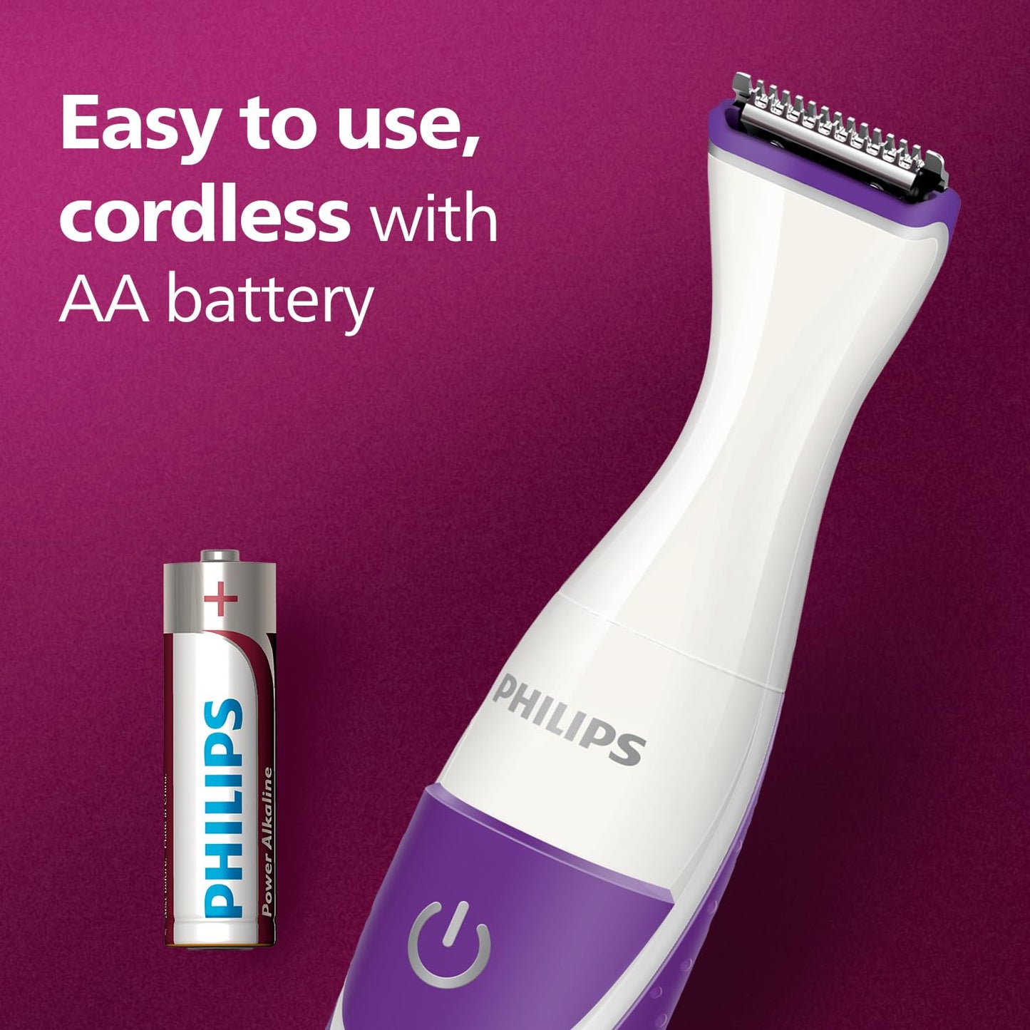 PHILIPS BRT383 / 15 3 in 1 Bikini Trimmer - 100% wasserdicht - Lila