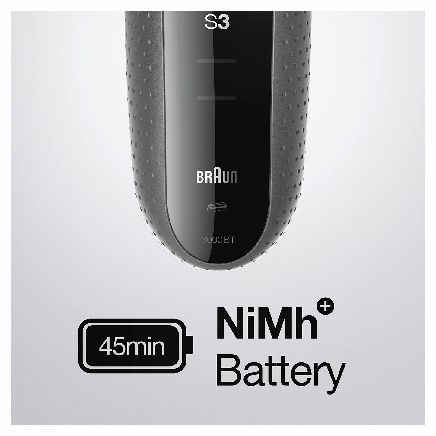 Braun Series 3 ProSkin Elektrorasierer mit Präzisionstrimmer, Rasierer Herren Elektrisch, elektrischer Rasierer, Wet&Dry, rasierapparat, trockenrasierer, Made in Germany, 3040s, schwarz/blau