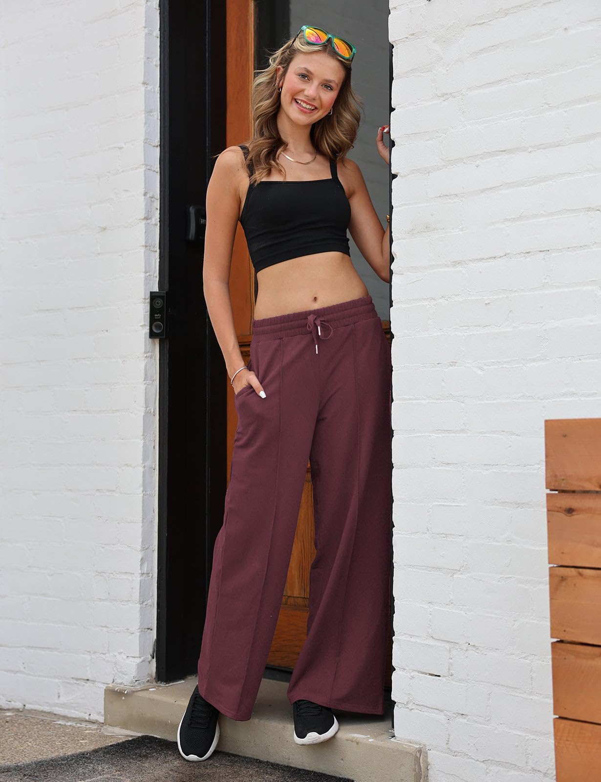 baleaf Women’s Jogging Pants – Straight-Leg Sport Sweatpants