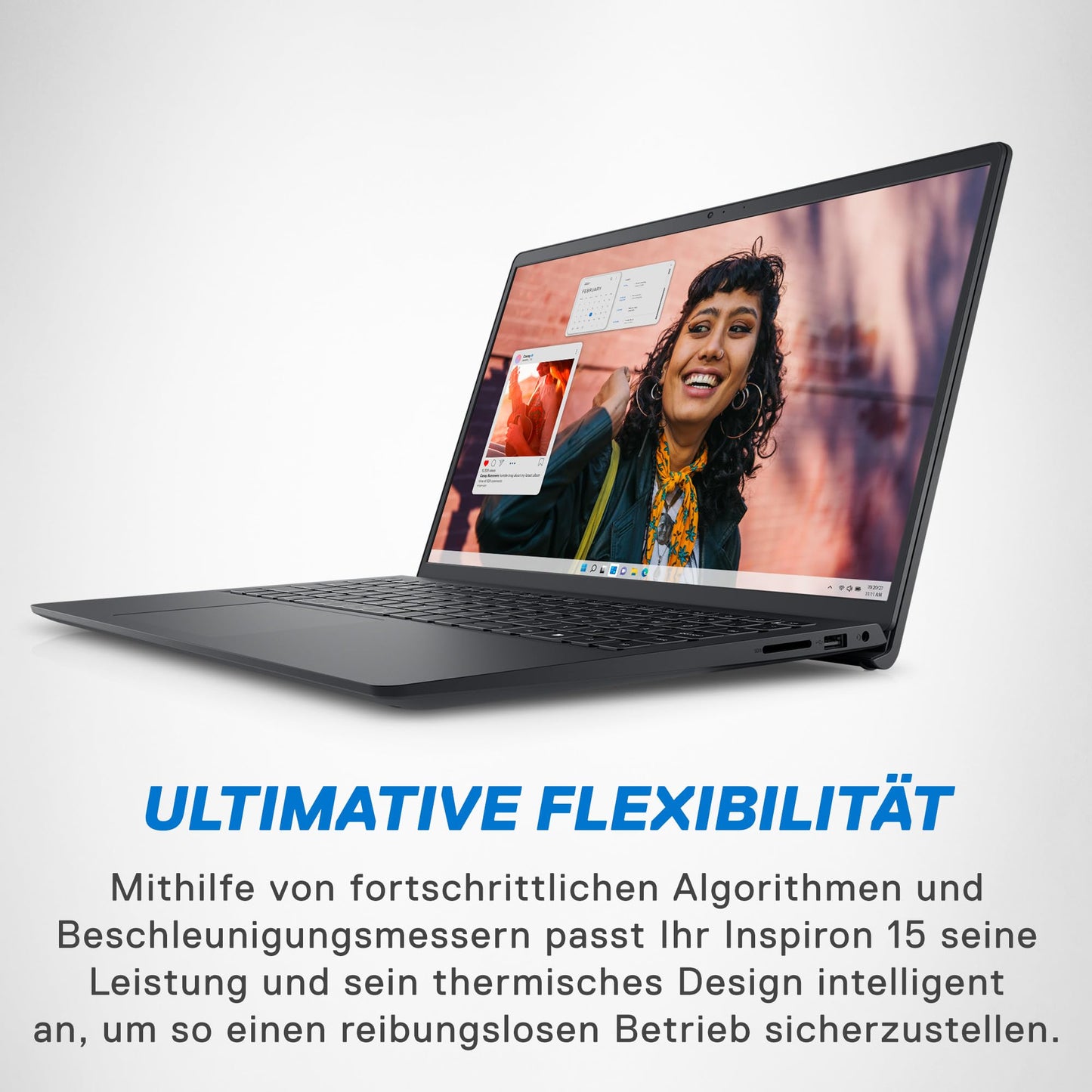 Dell Inspiron 15 3520, 15.6" FHD, Intel UHD Graphics, Windows 11