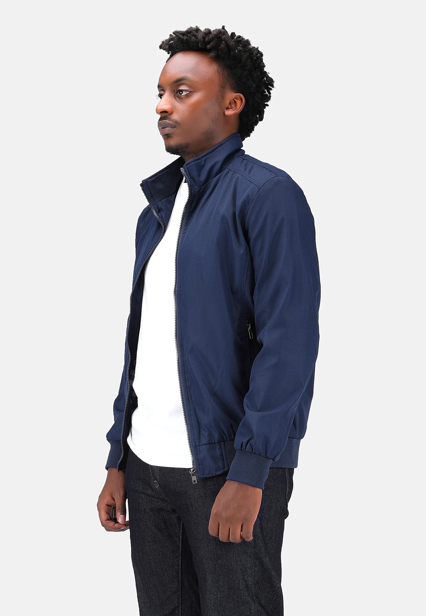 Men’s Lightweight Summer Jacket – Casual Bomber Style Transition Coat