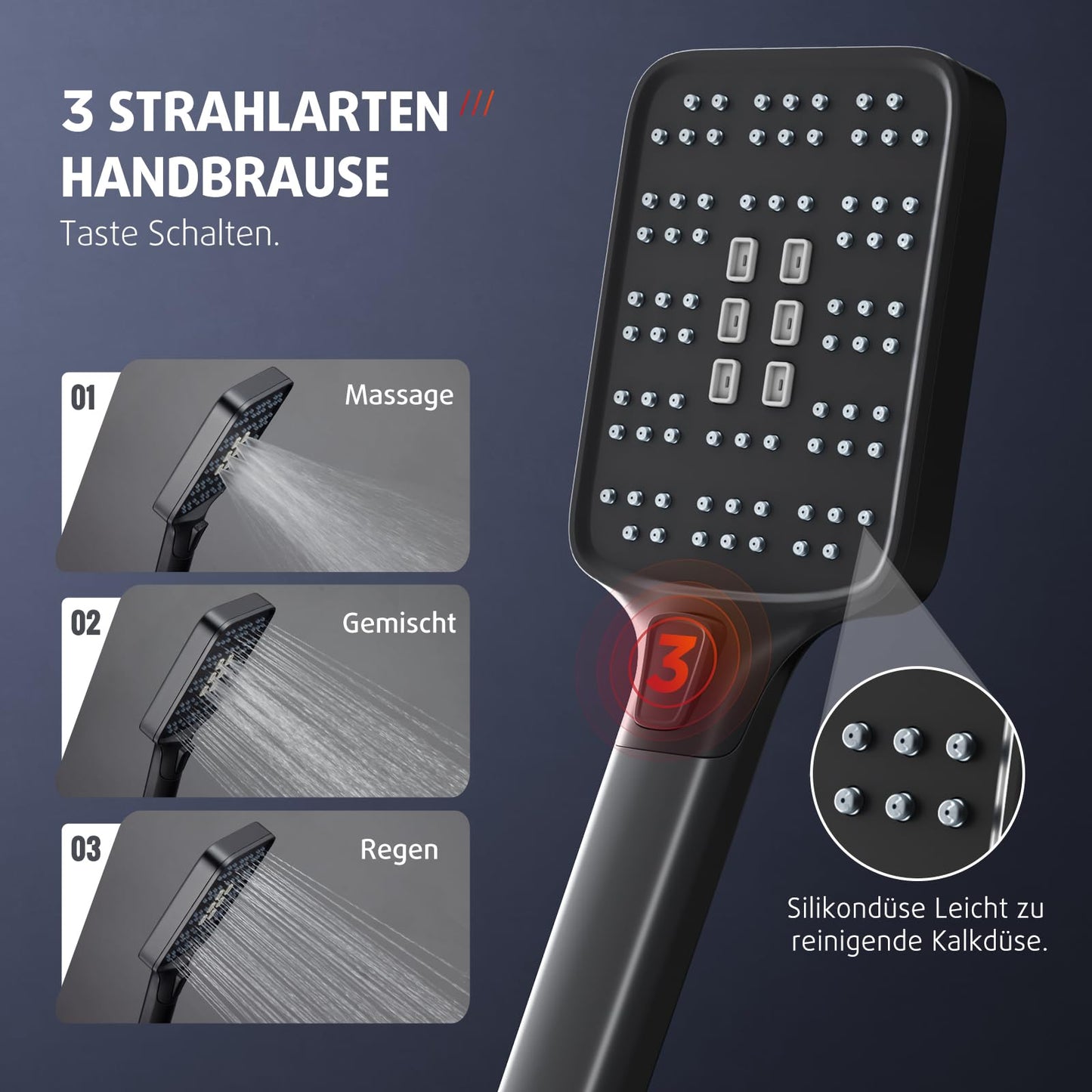 Rainsworth Thermostatic Shower System Round Rain Shower Set
