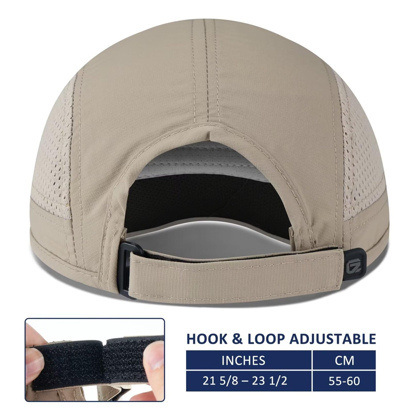 GADIEMKENSD Folding Outdoor Hat UPF 50+ Sun Protection Mesh Sport Hat