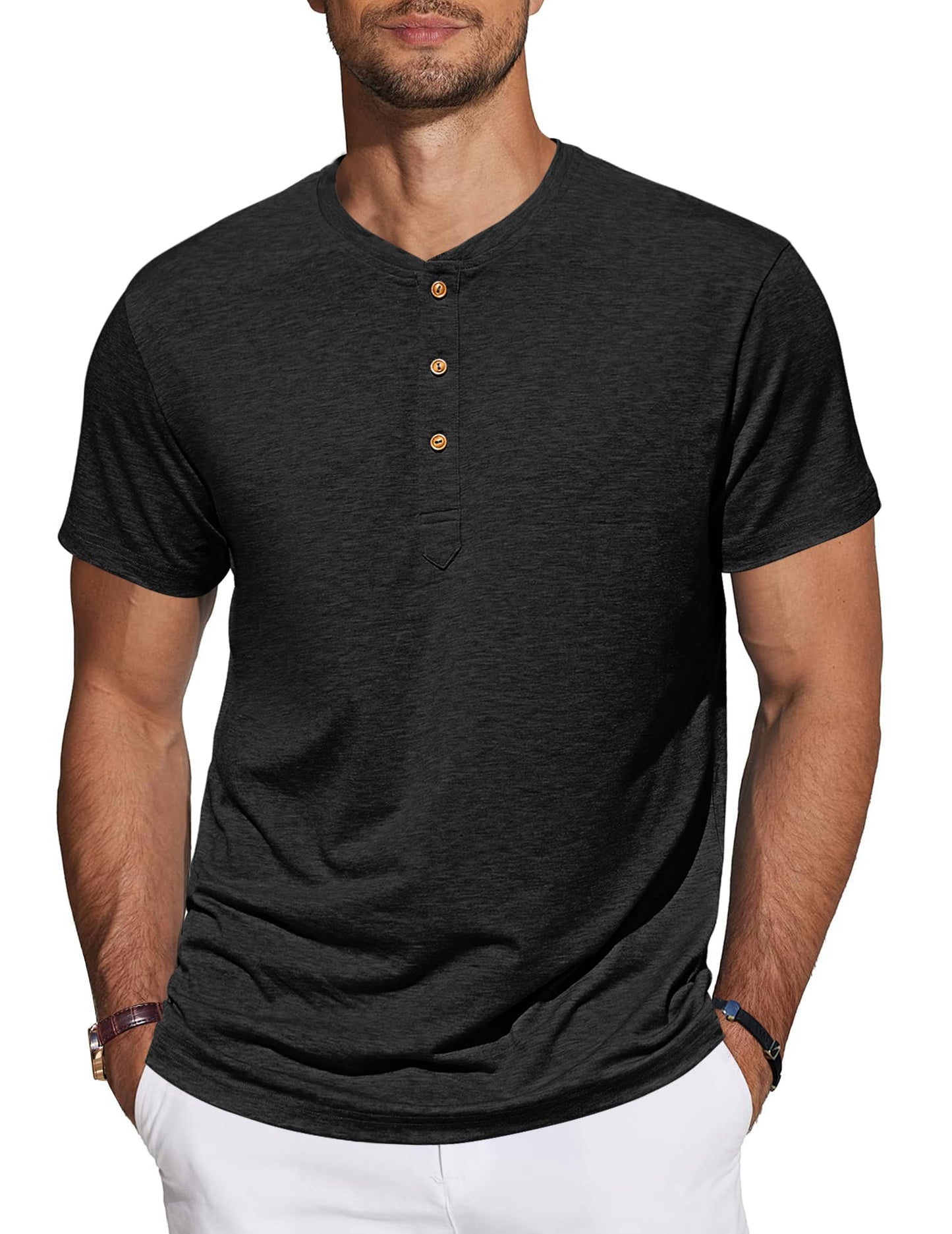 TARAINYA Men's Henley T-Shirt