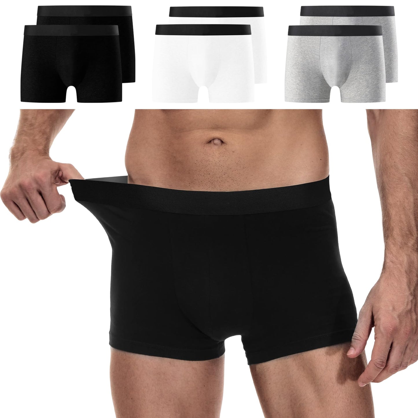 YouShow Men’s Boxer Shorts 6-Pack