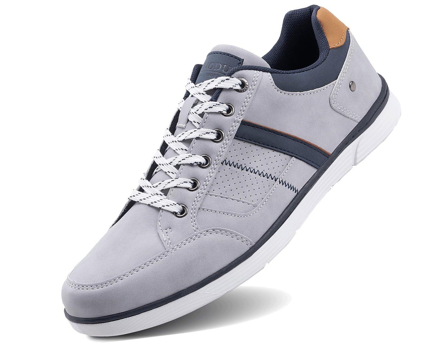 LANGDU Men’s Casual Sneakers – Lightweight Breathable Walking Sports Shoes
