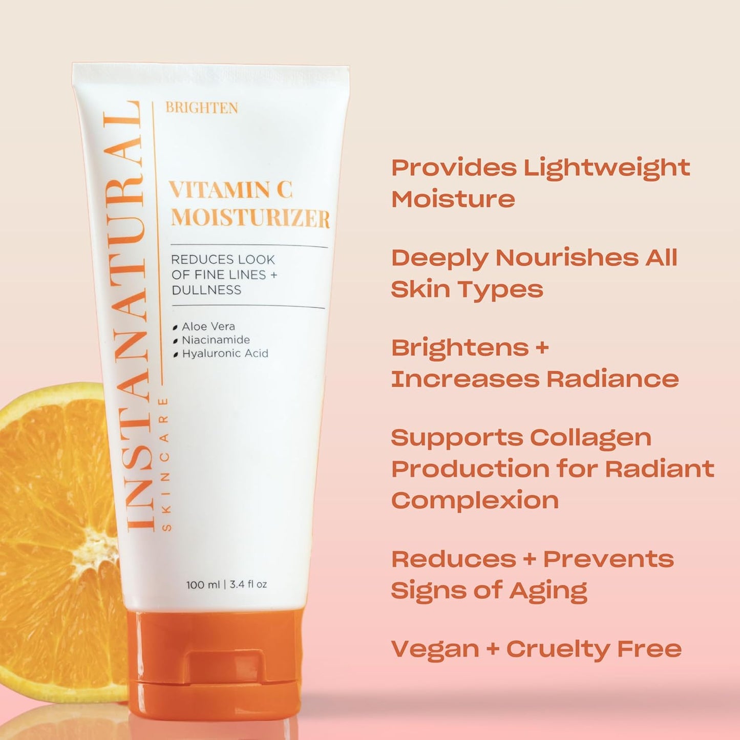 InstaNatural Vitamin C Moisturizer – Hydrating & Anti-Aging Lotion