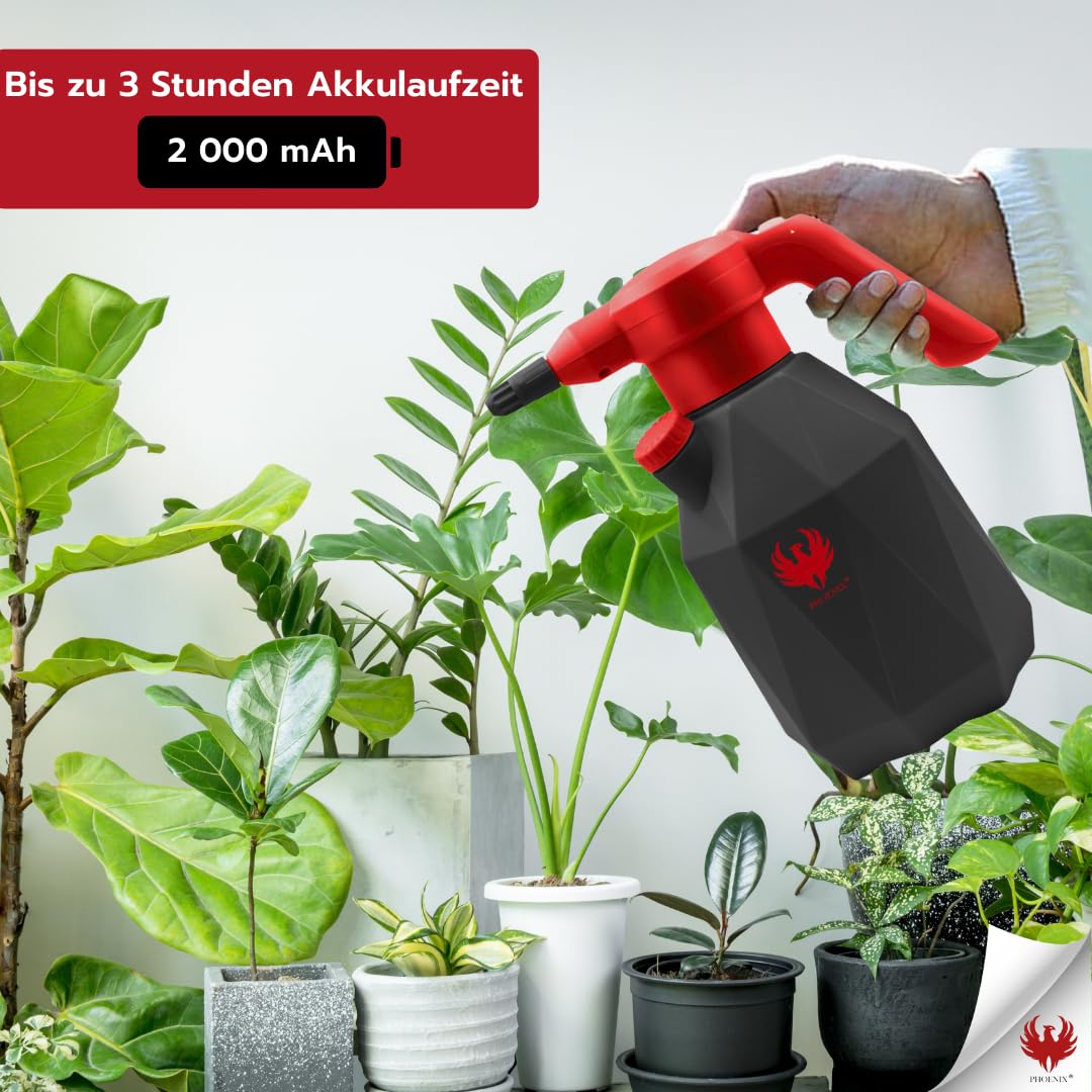 Phoenix - Drucksprüher Manueller Pumpsprühflasche mit Verstellbarer Lanze und Schultergurt - Perfekt für Gartenarbeit, Unkrautbekämpfung, Herbizid- und Insektizid-Anwendung