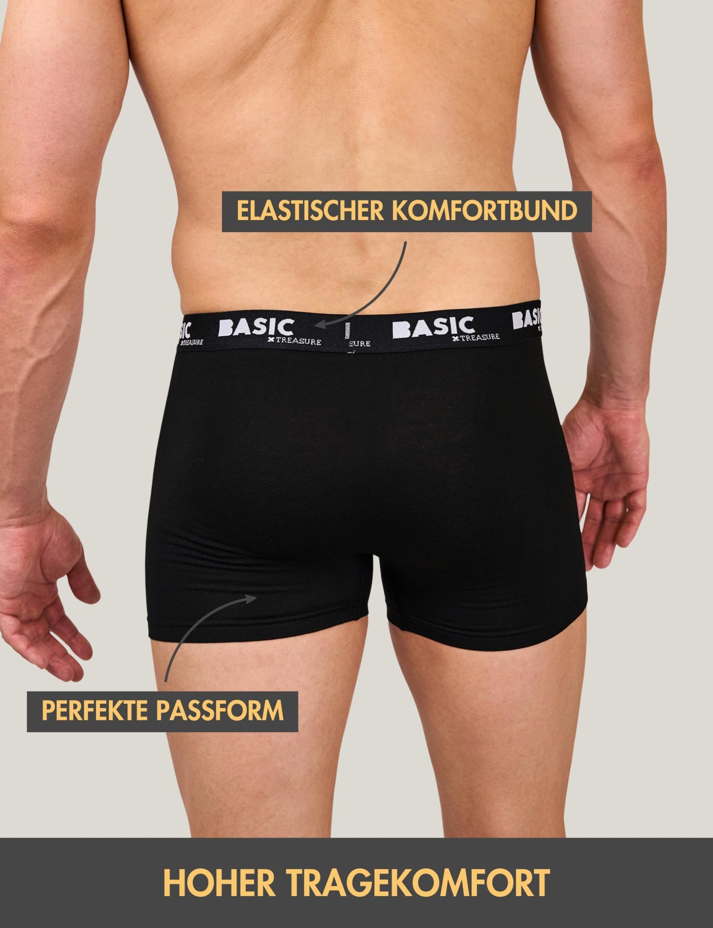Basic Treasure 8/9-Pack Men’s Boxer Shorts