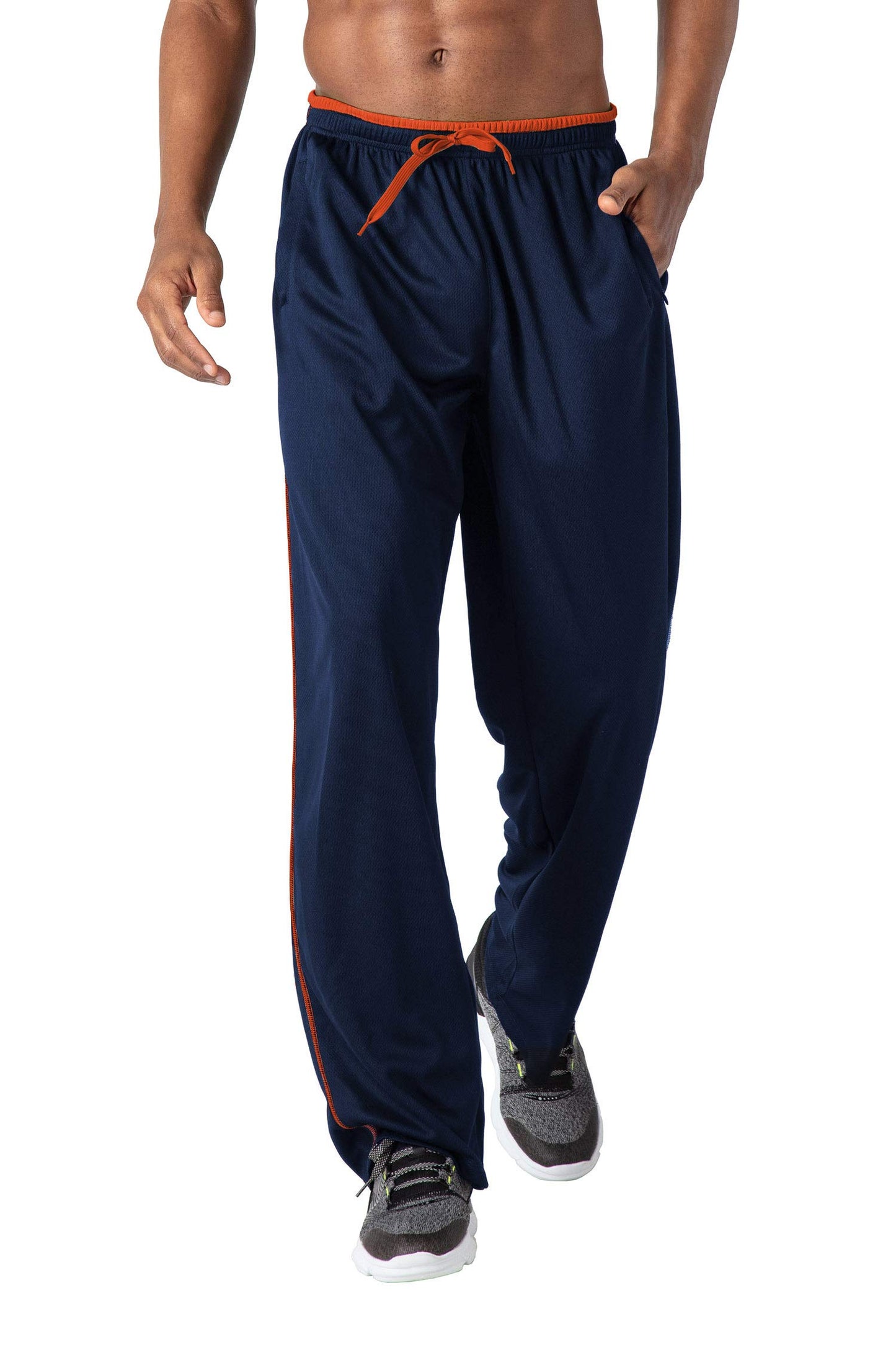 KEFITEVD Men’s Lightweight Jogging Pants with Zip Pockets