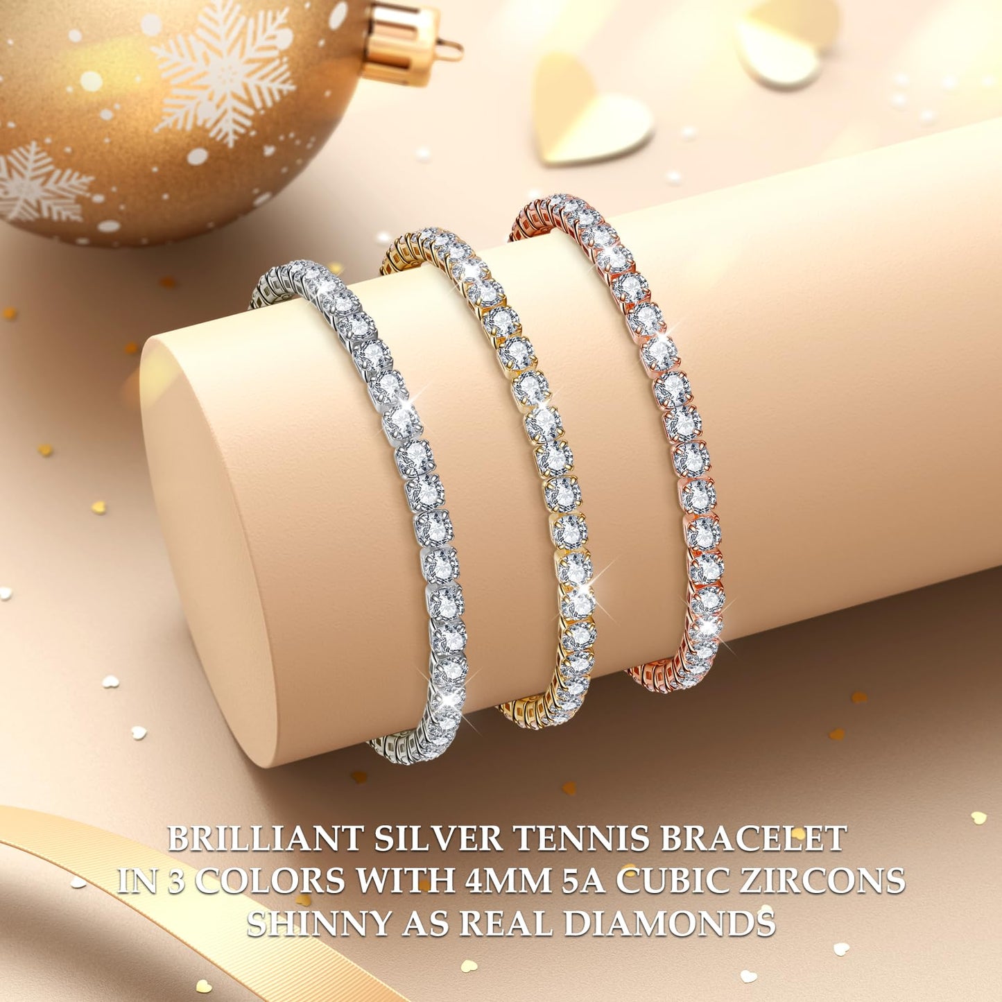 Fée 5A Zirconia Tennis Bracelet for Women