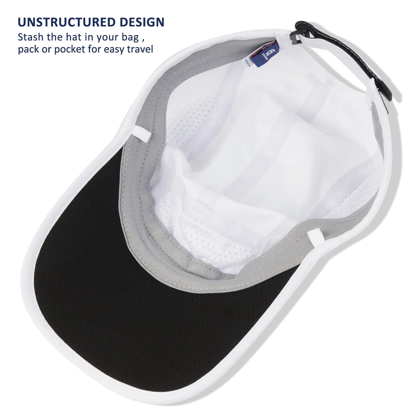 GADIEMKENSD Folding Outdoor Hat UPF 50+ Sun Protection Mesh Sport Hat