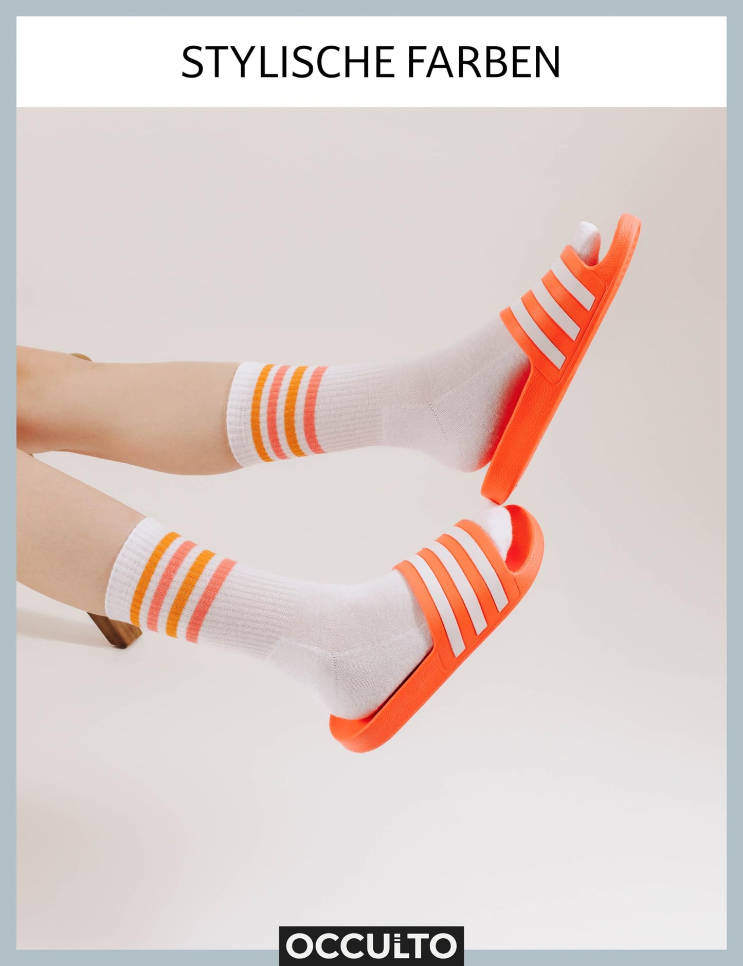 Occulto Women's Retro Tennis Socks – 6-Pack