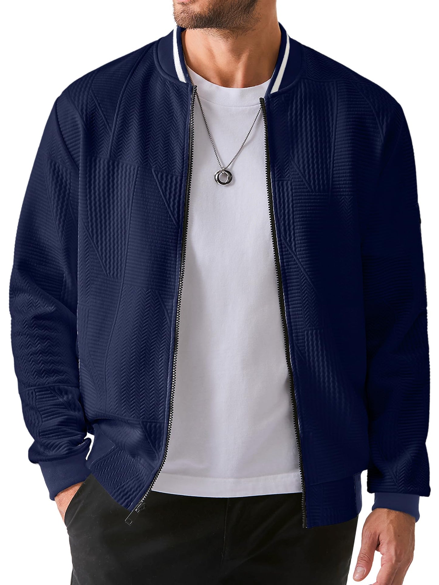 JMIERR Men’s Lightweight Bomber Jacket
