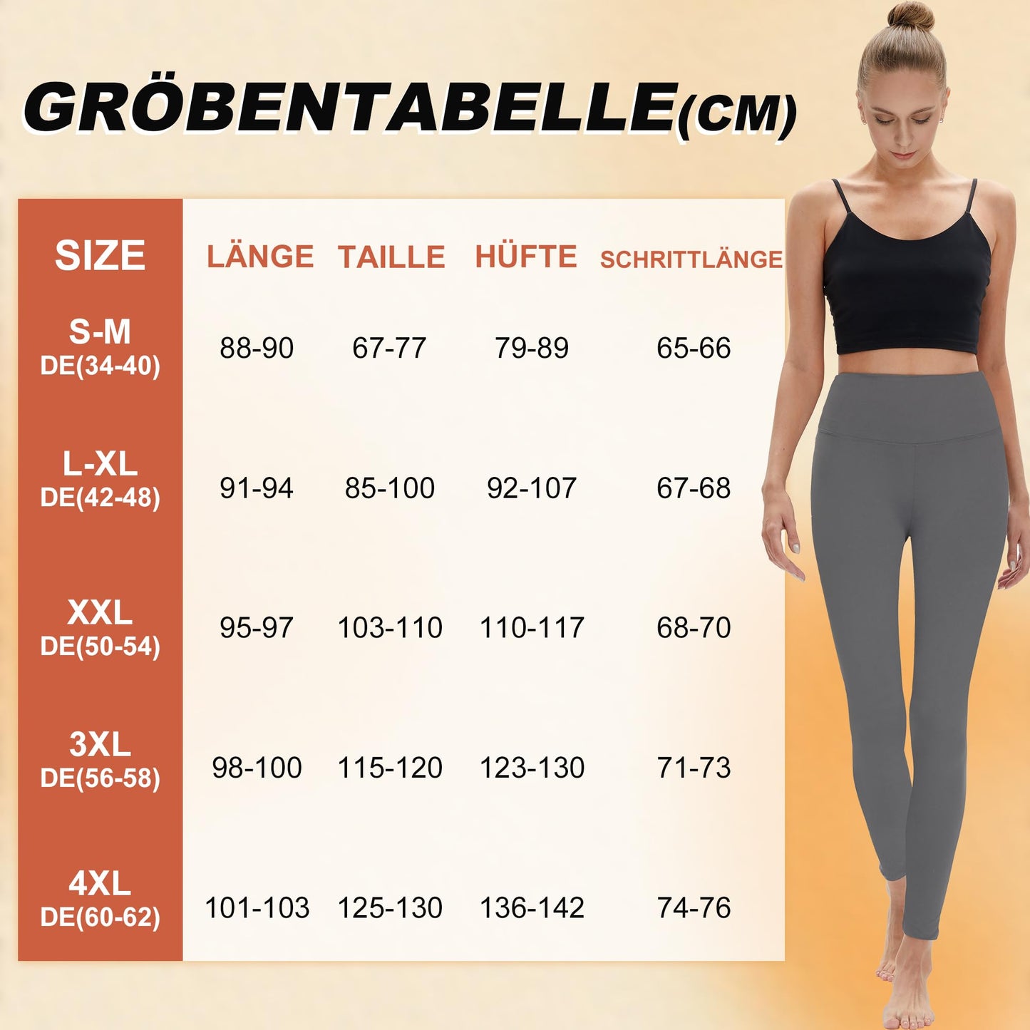FOTOCITI Women’s High Waist Elastic Sport Leggings – Stretchy Fitness & Yoga Pants