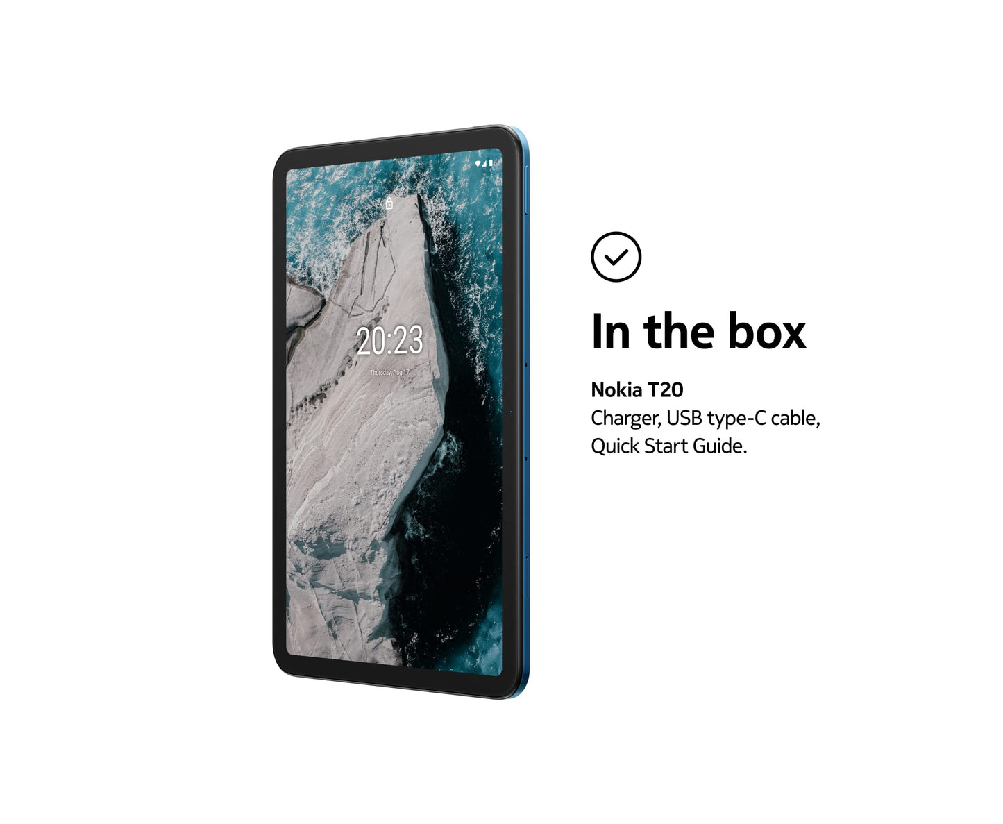 Nokia T20 10” Tablet – Stunning 2K Display & All-Day Power