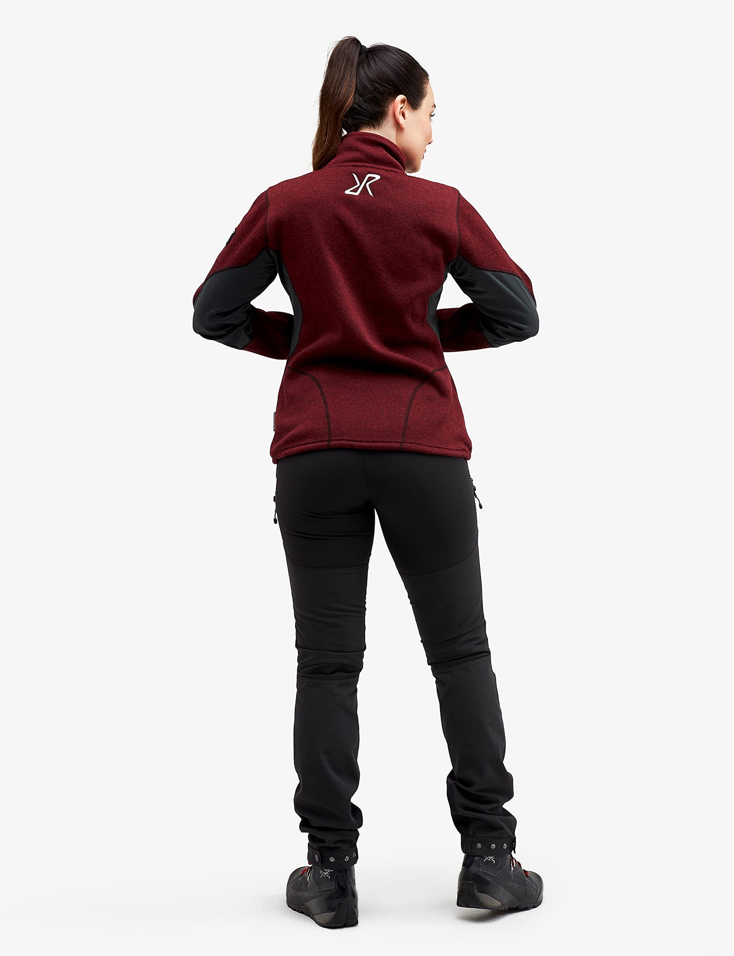 RevolutionRace Women’s Fusion Fleece – Lightweight Outdoor Jacket