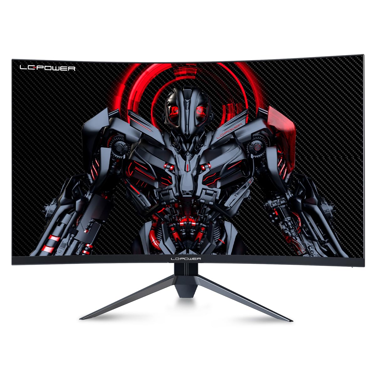 LC-POWER LC-M24-FHD-165-C-V2 24 Zoll Curved Gaming Monitor, FHD 1920x1080 Pixel, 1ms, 165Hz, AMD FreeSync, G Sync kompatibel, HDMI, Display Port, VESA