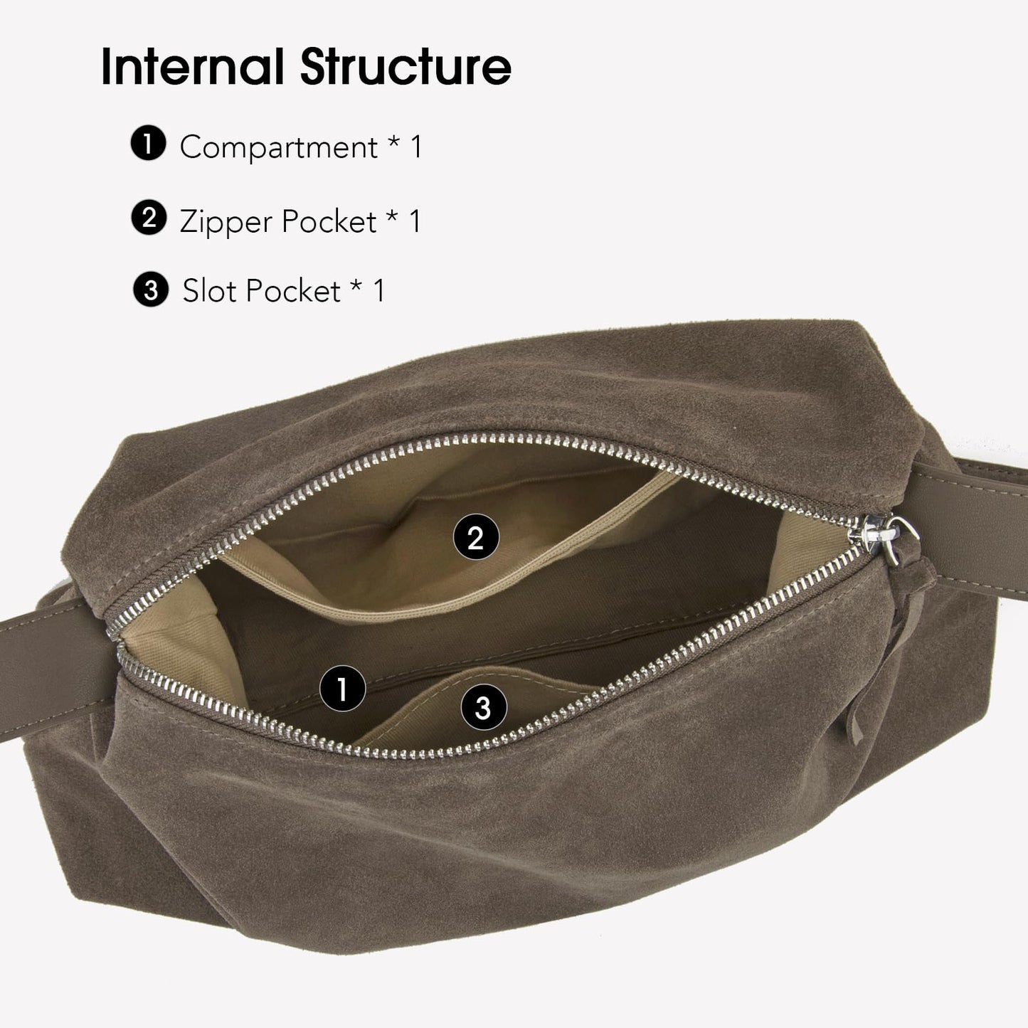DONNAIN Leather Crossbody Bag