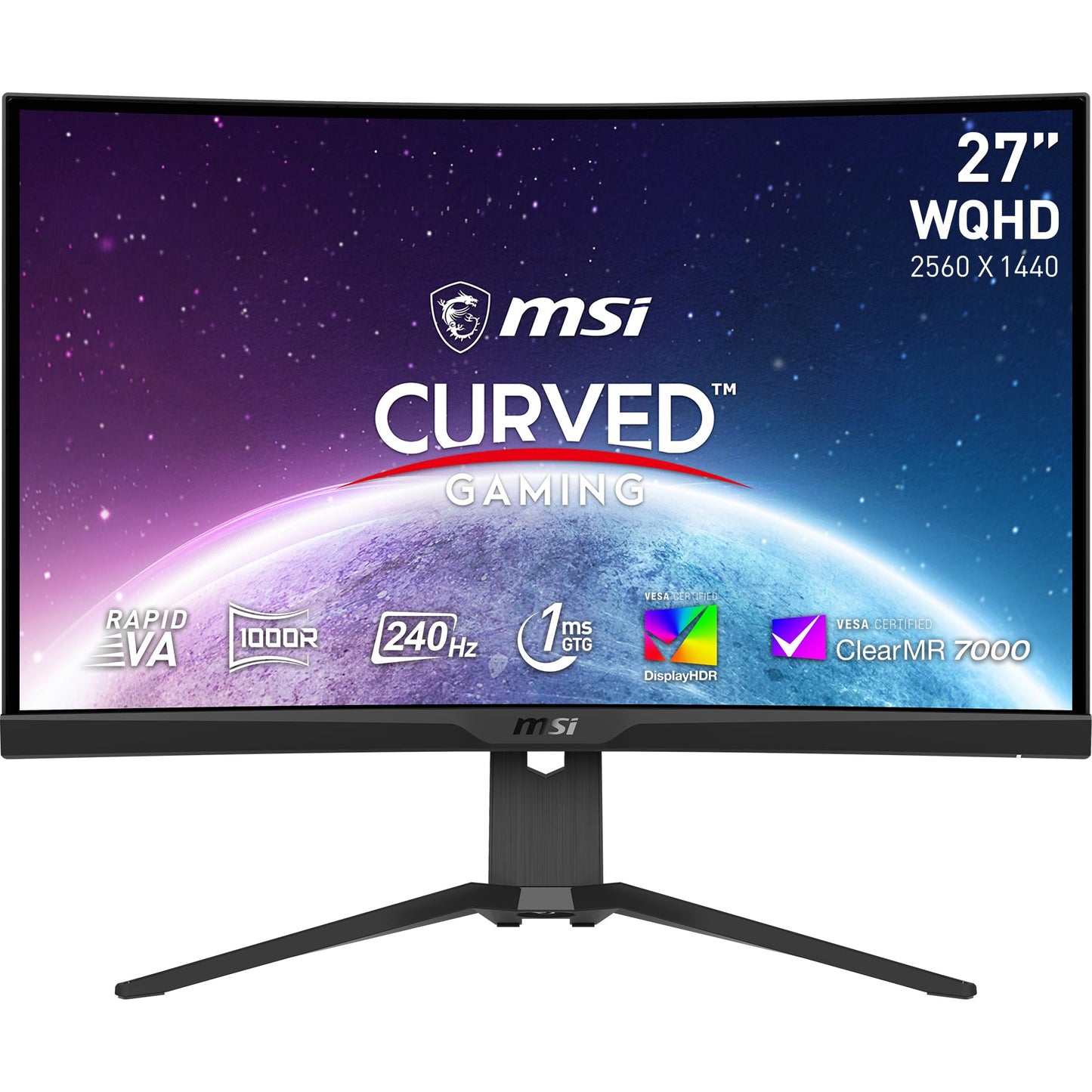 MSI G2422C 23,6 Zoll FHD Curved Gaming Monitor - 1500R 1920 x 1080 VA Panel, 180Hz / 1ms, Adaptive Sync - DP 1.2a, HDMI 2.0b CEC