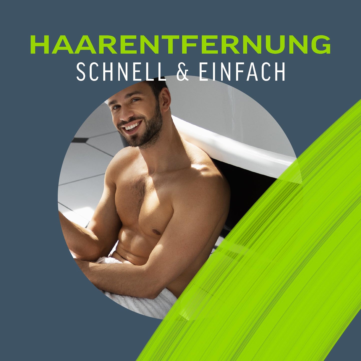 Veet Men Intim-Haarentfernungs-Set - Enthaarungscreme für den Intimbereich, für men and women - 100 ml Tube & 50 ml Pflegebalsam