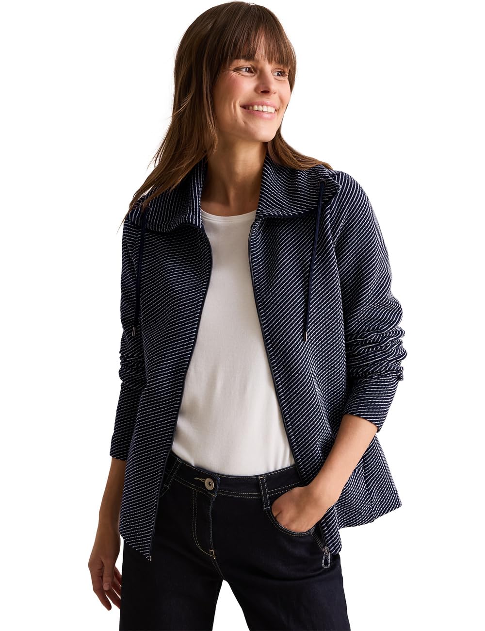 Cecil Women’s Two-Tone Ottoman Jacket