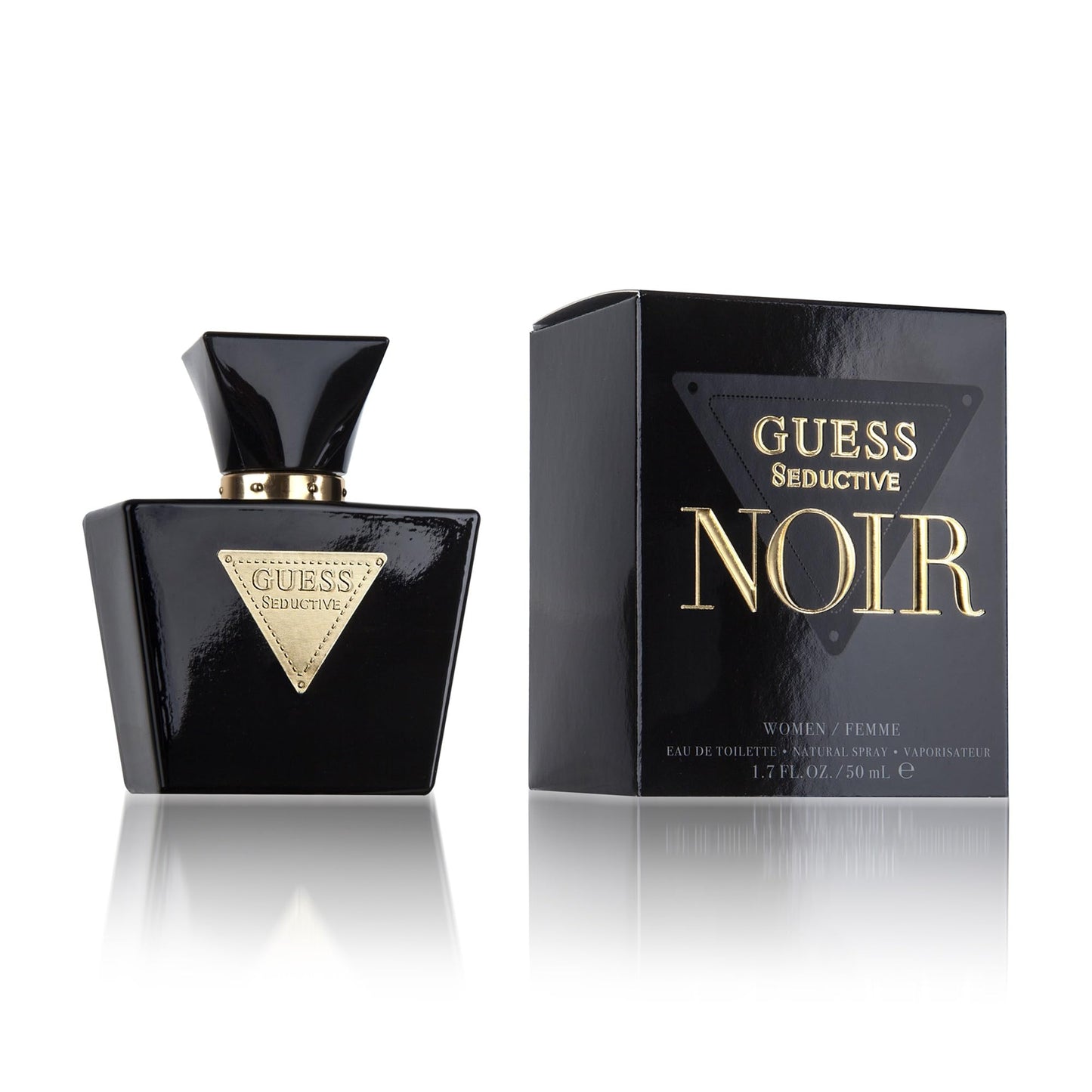 GUESS Seductive Noir, Eau de Toilette für Damen, Ambriert-Blumig, Sinnlicher Duft, Lang Anhaltend