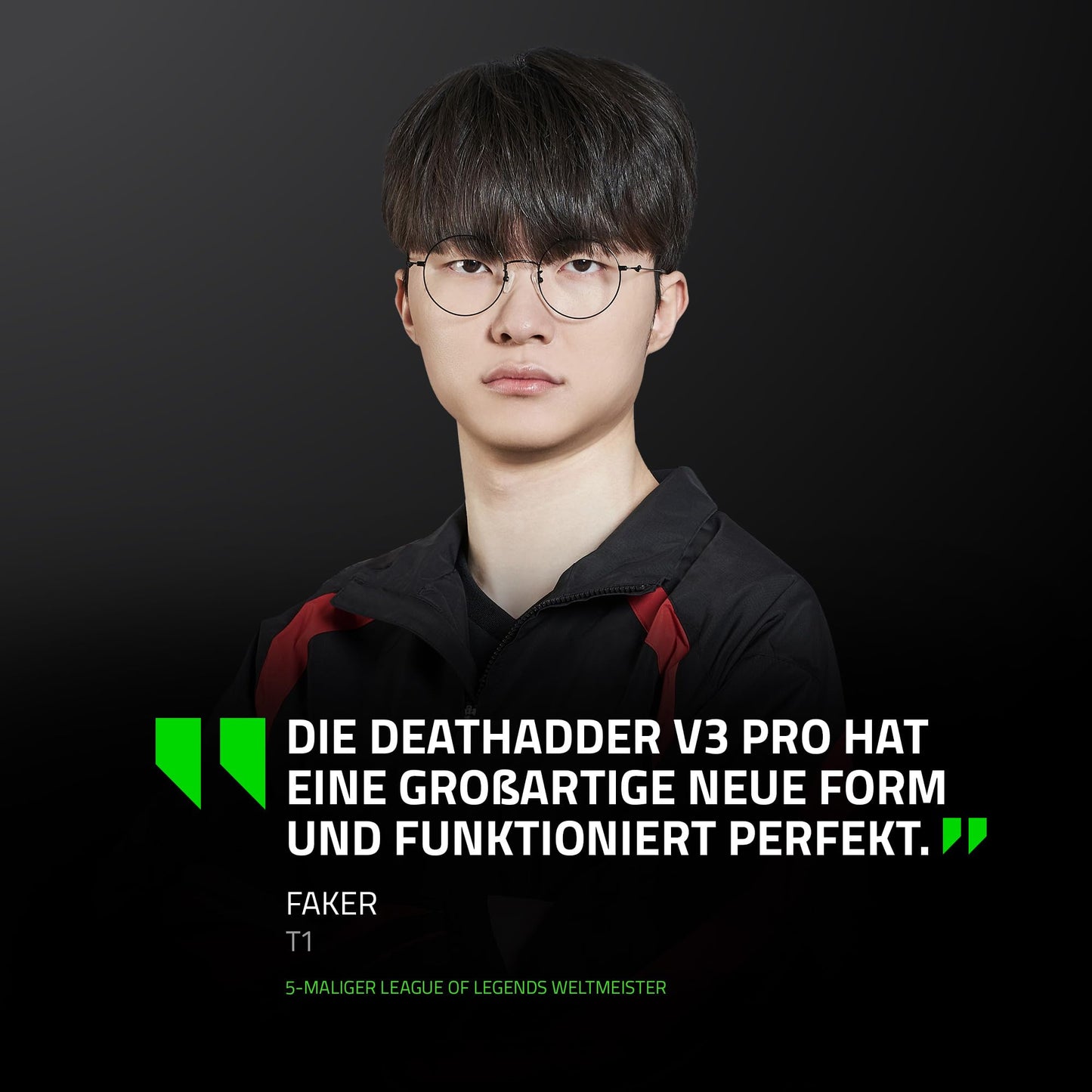 Razer DeathAdder Essential (2021) - Kabelgebundene Gaming-Maus mit Optischem Sensor mit 6400 DPI (5 programmierbare Tasten, Ergonomischer Formfaktor, 10 Millionen Klicks Lebensdauer) Schwarz