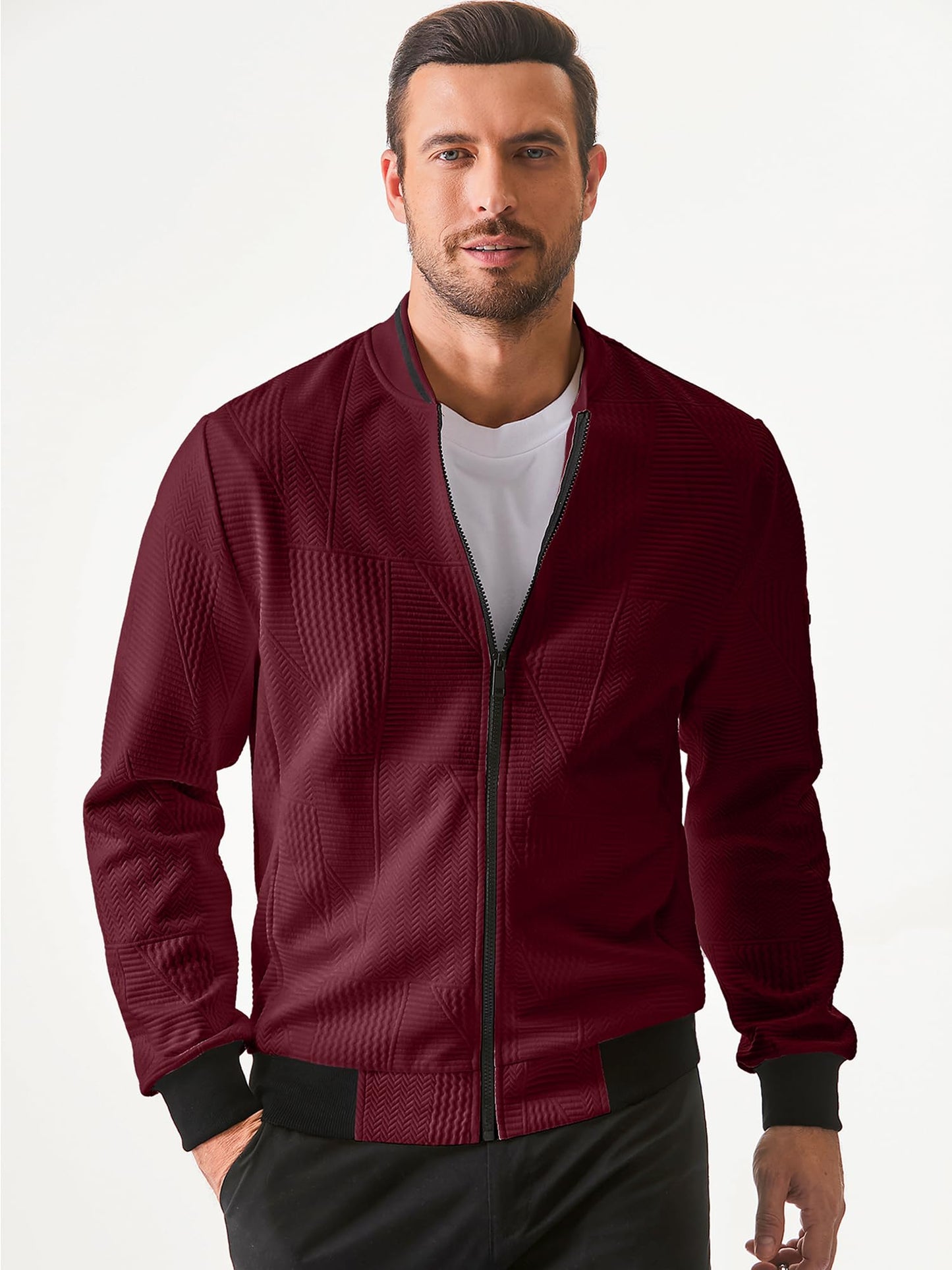 JMIERR Men’s Lightweight Bomber Jacket