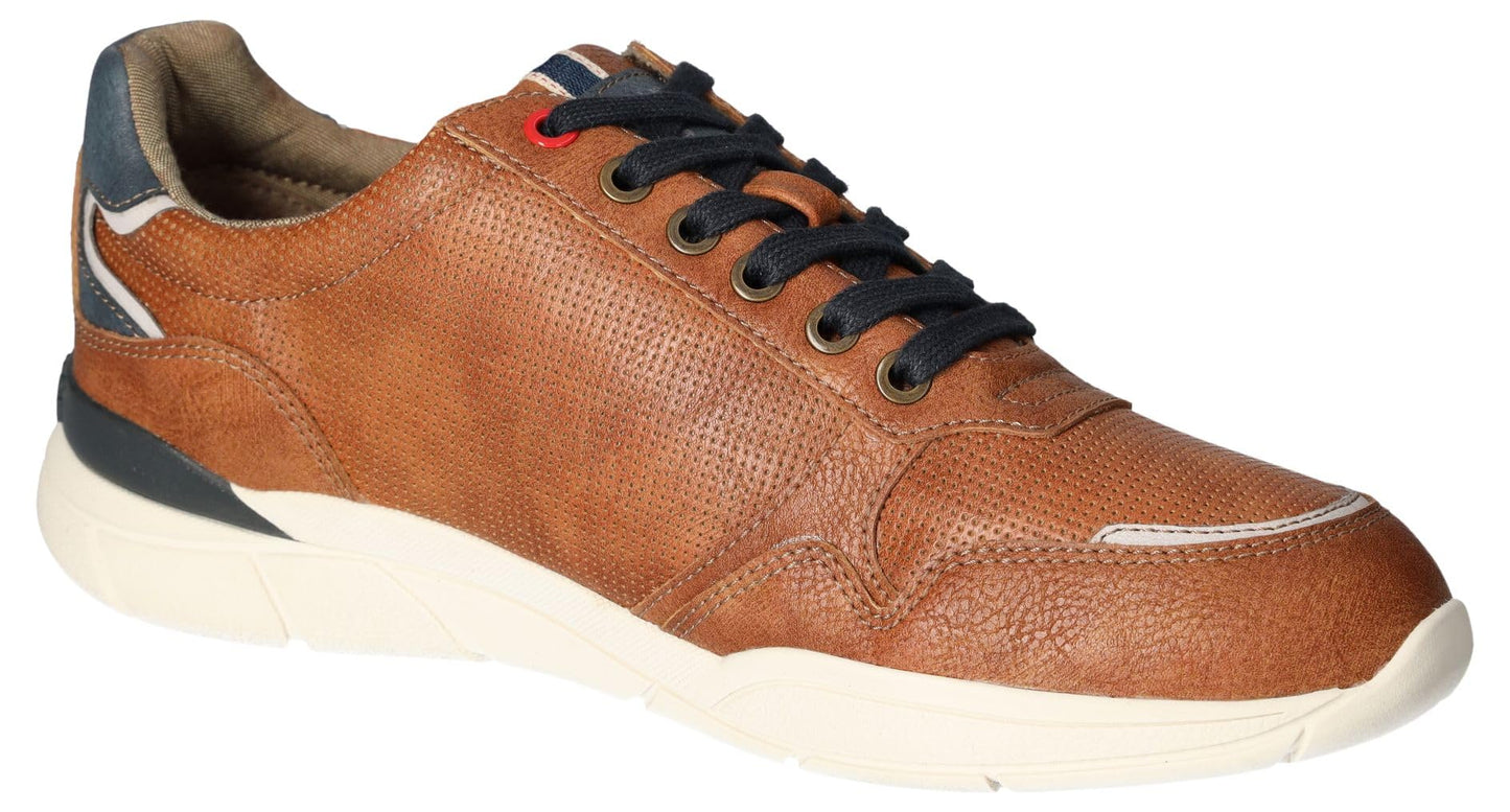 MUSTANG Men’s Trainers – Stylish Lace-Up Sneakers with Side Zip