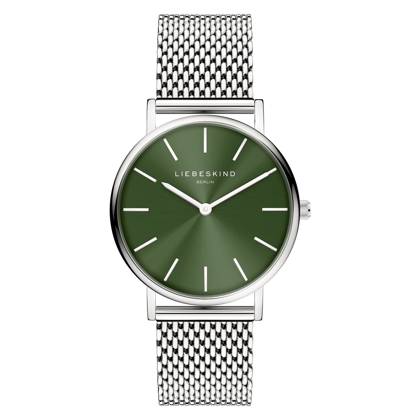 Liebeskind Berlin stainless steel watch with adjustable mesh strap