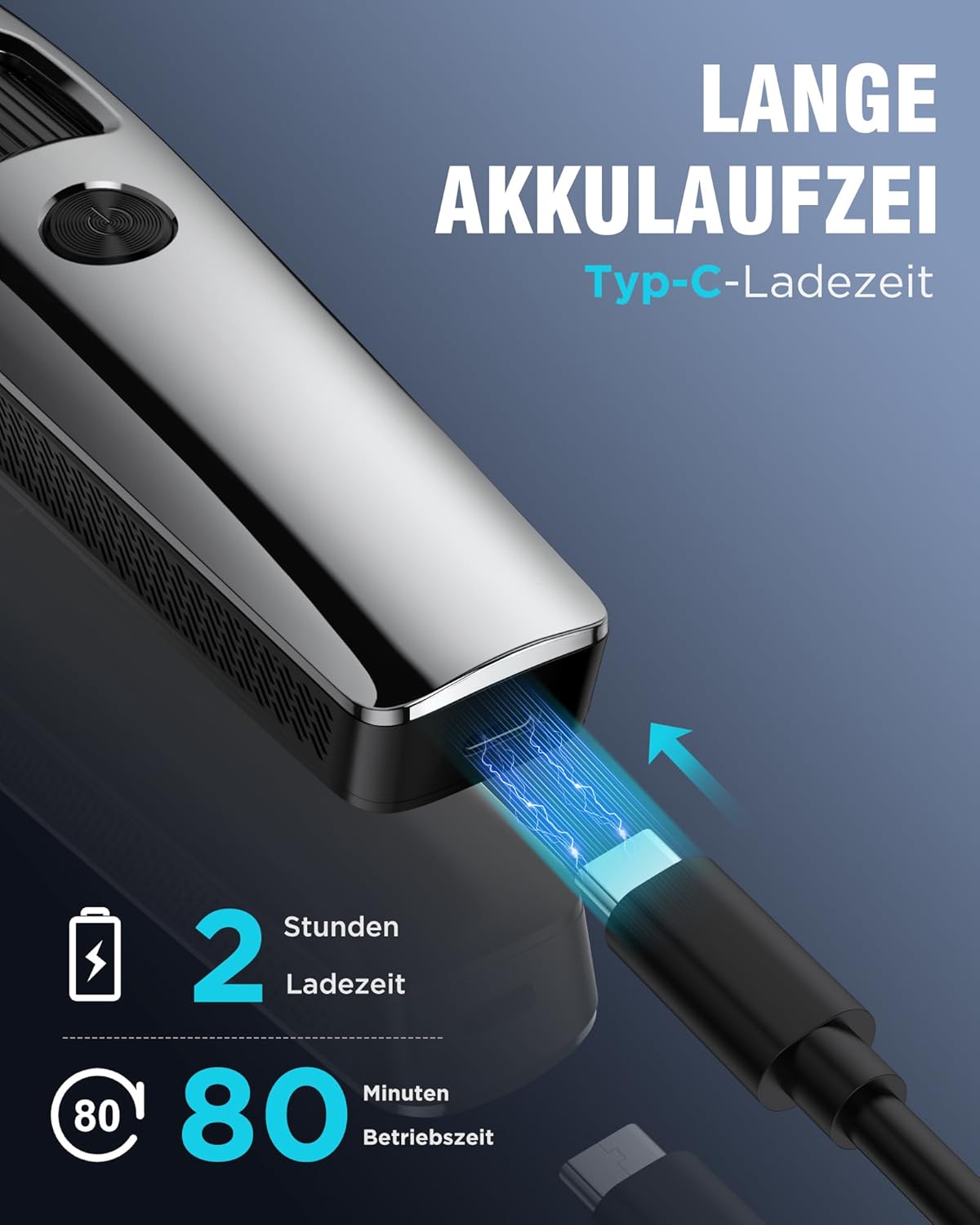 Barttrimmer Herren,Rasierer Herren Elektrisch mit Batterieanzeige, Bartschneider Trimmer Haarschneider mit ZoomRad(1-10mm),Gesichtshaartrimmer Intimrasierer Shaver,Full Body Hair Groomer für Männ,USB