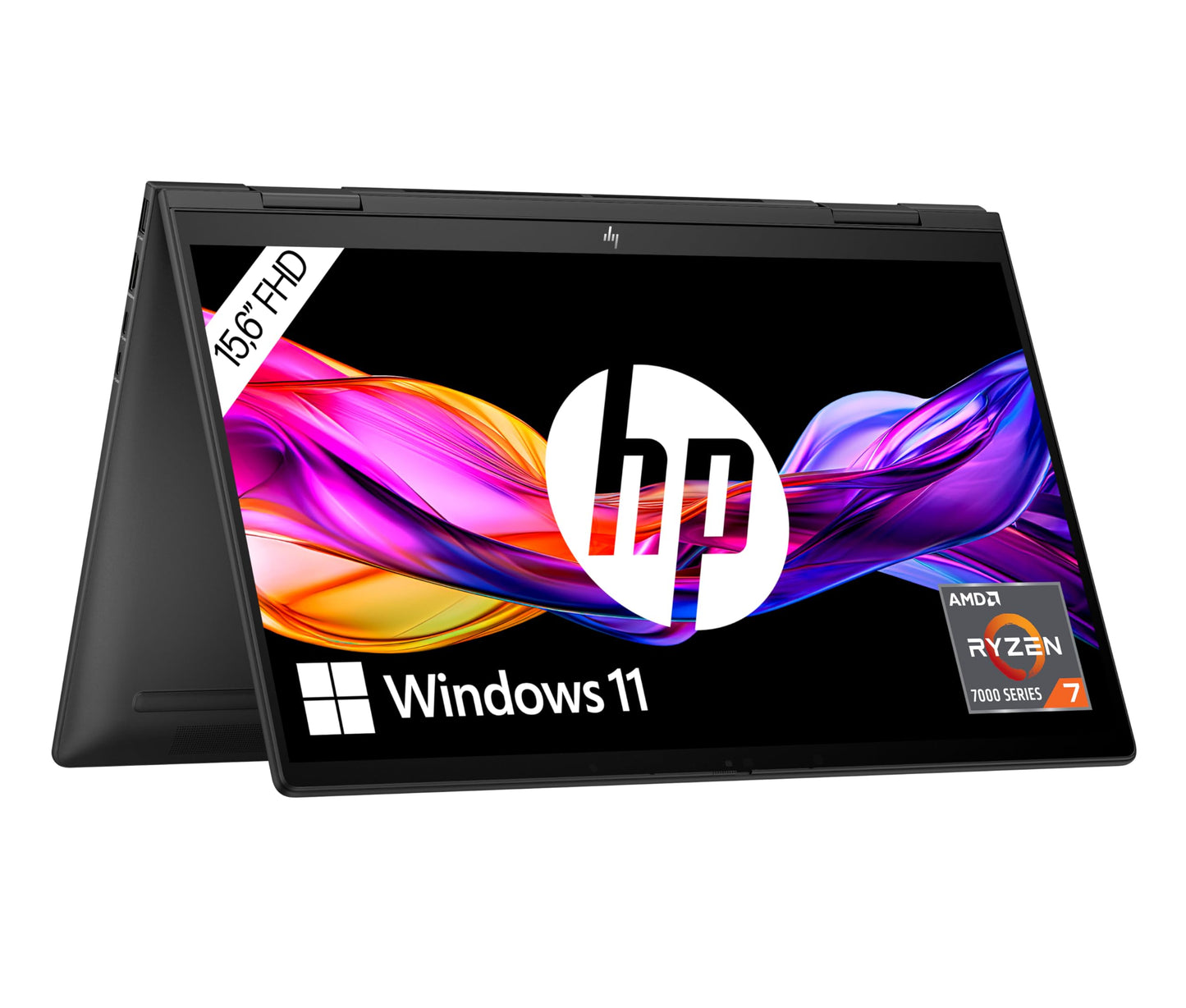 HP Envy x360 15.6" FHD Touch, Ryzen 7, 2-in-1 Convertible Laptop
