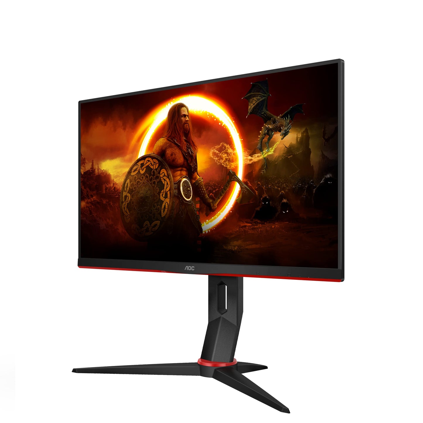 AOC Gaming CU34G2XPD – 34-Zoll-WQHD-Curved-Monitor, 180 Hz, schnelle VA, 1 ms GTG, FreeSync Premium, HDR400, höhenverstellbarer Standfuß (3440 x 1440, HDMI, DisplayPort, USB-Hub)