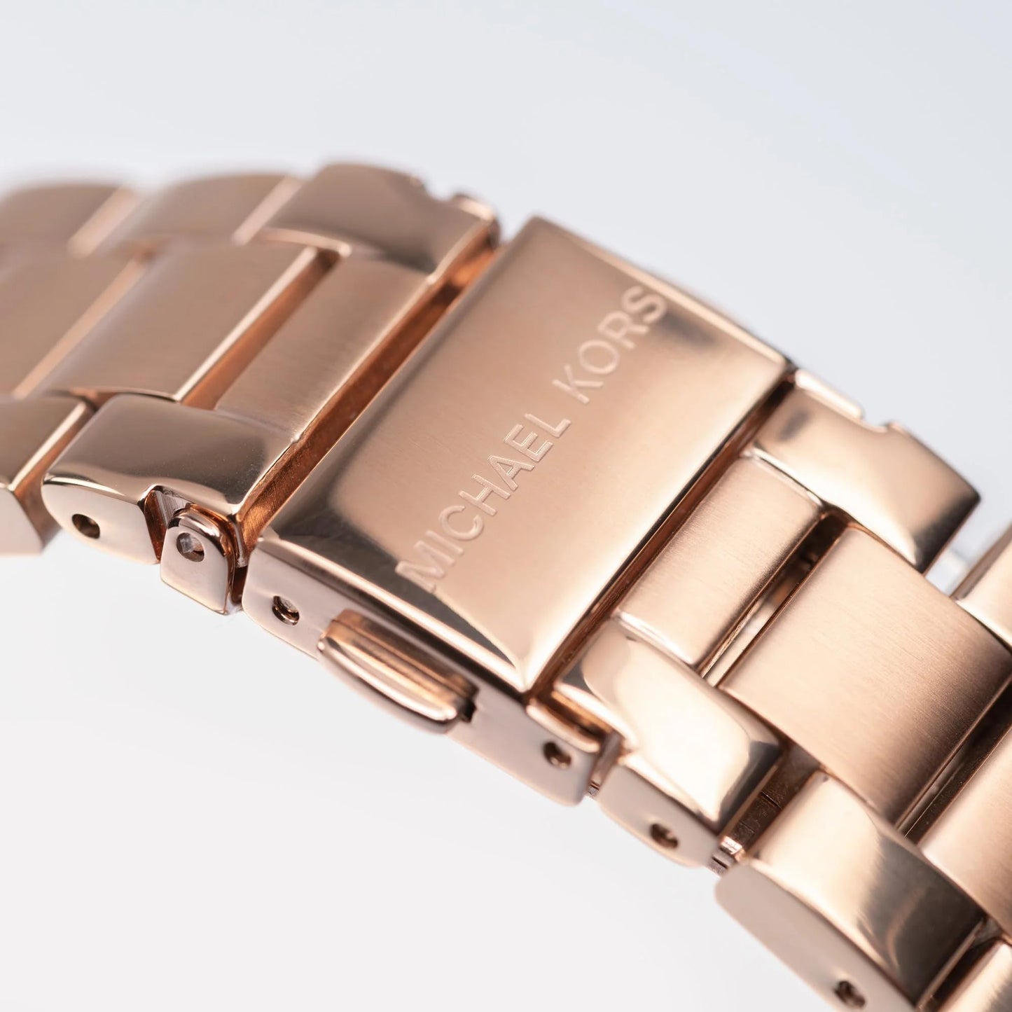 Michael Kors ladies' watch Ritz, 37 mm case size, quartz chronograph movement, stainless steel bracelet