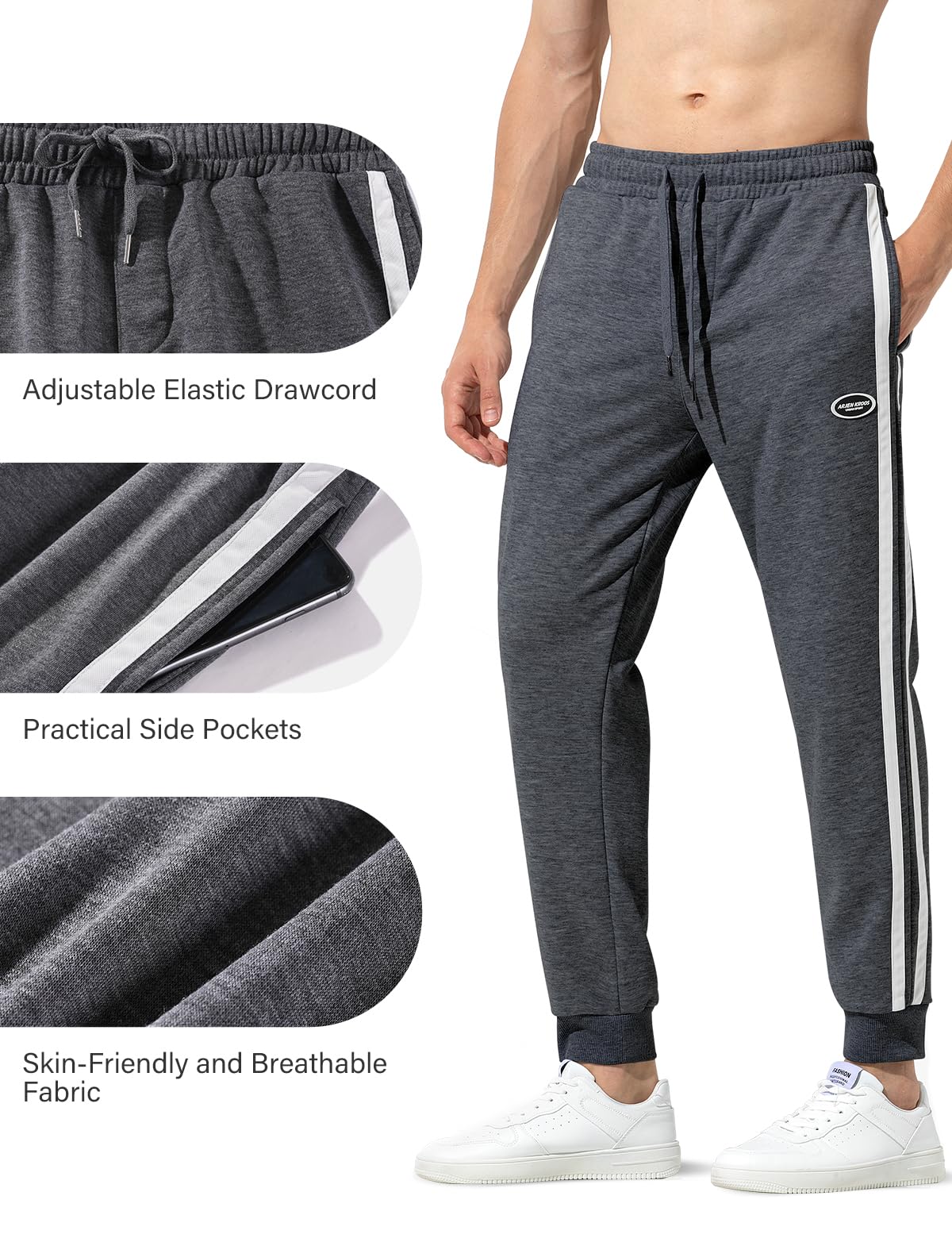 Men’s Training Joggers – Breathable Fitness Pants