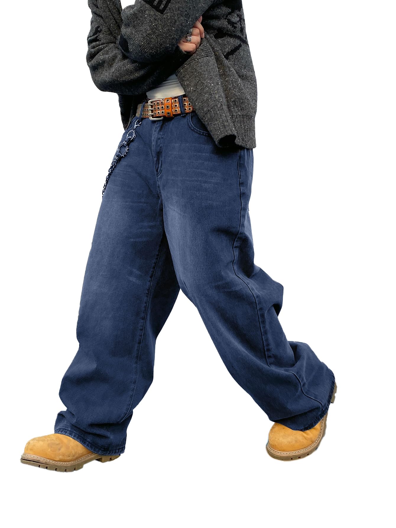 Zewool Men’s Baggy Hip Hop Jeans