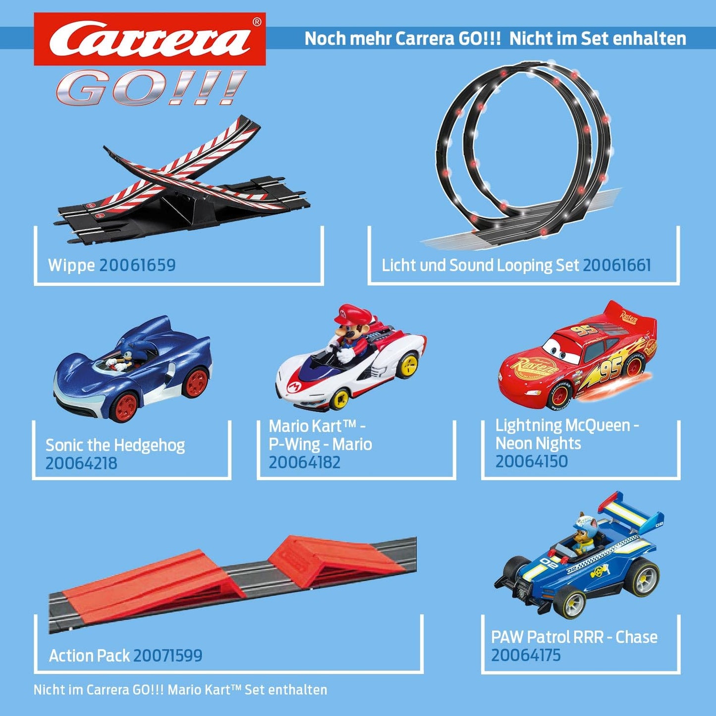 Carrera - 20062492 - Carrera 20062492 Nintendo Mario Kart 8, Mehrfarbig, 58 x 10 x 40 cm