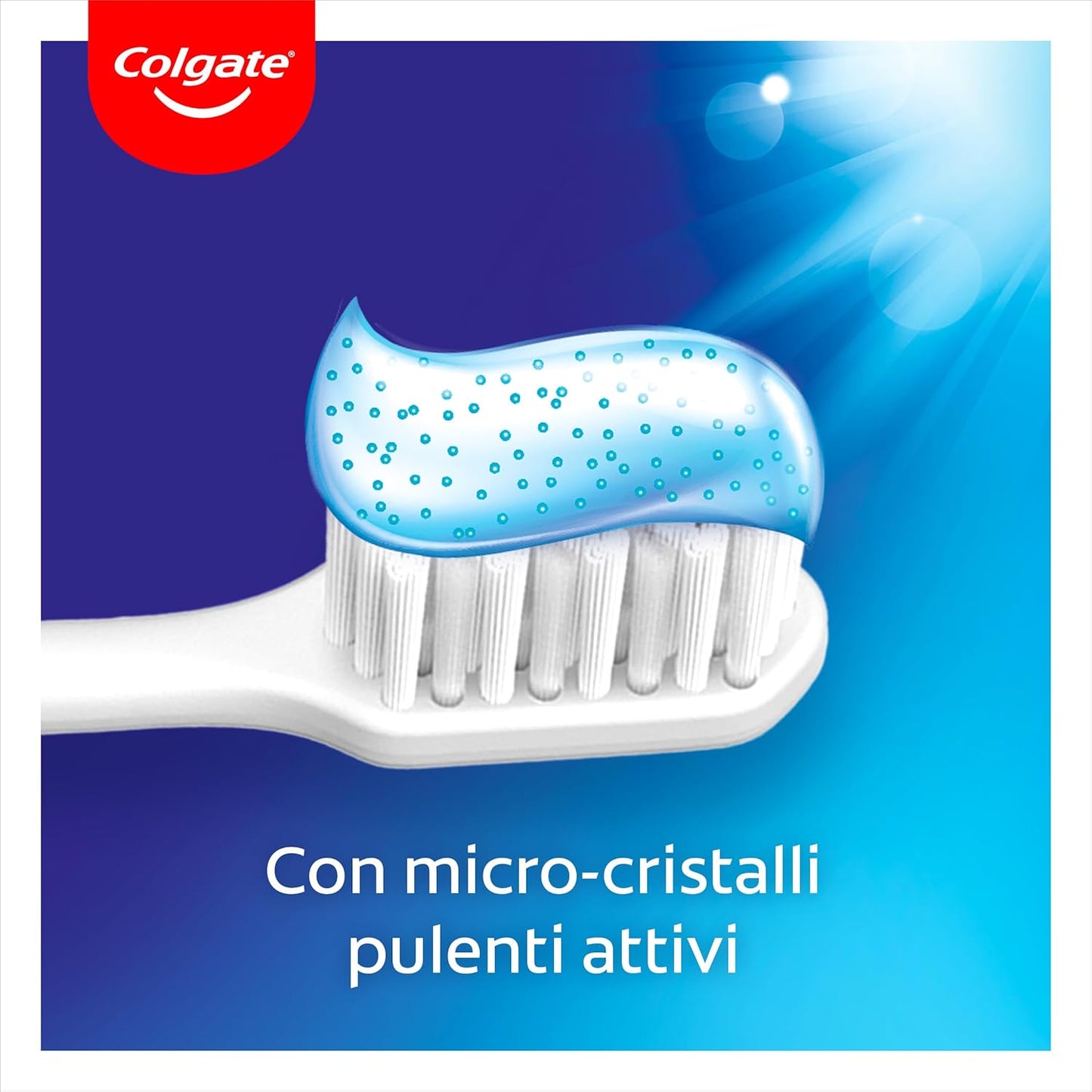 Zahnpasta Colgate Sensation White, 6 x 75 ml, Aufhellende Zahnpasta für die Zähne, klinisch getestete Aufhellung in 10 Tagen, weiße Zähne mit aktiven Mikrokristallen