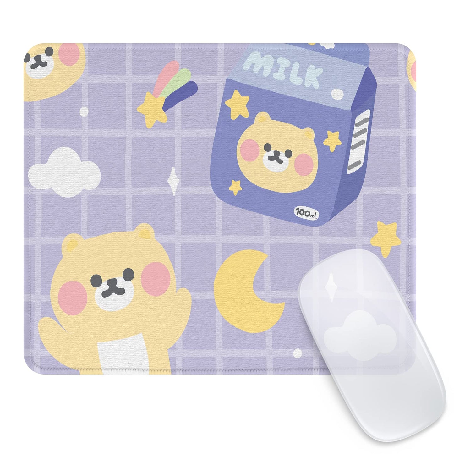 Ksriylm Mauspad,Quadratisches Niedliches Schwarzer Panther Mouse Pad,für Büro und Zuhause,Mousepad mit Motiv,wasserdichtes Mousepad,rutschfeste Gummiunterseite,Computer-Mauspads für kabellose Maus